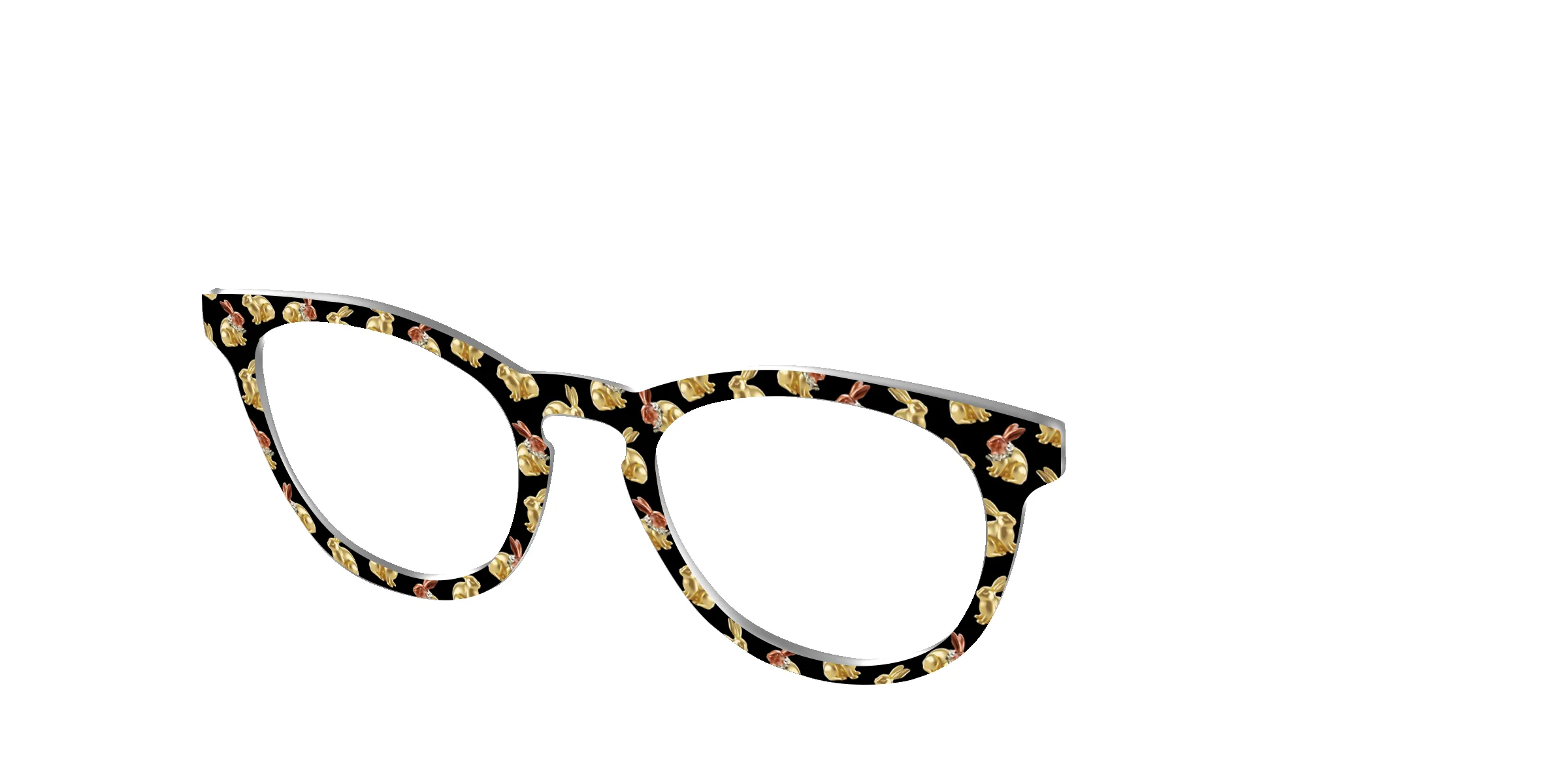 The Chocolate Chrome Rabbits sold by Pair Eyewear product image thumbnail 4
