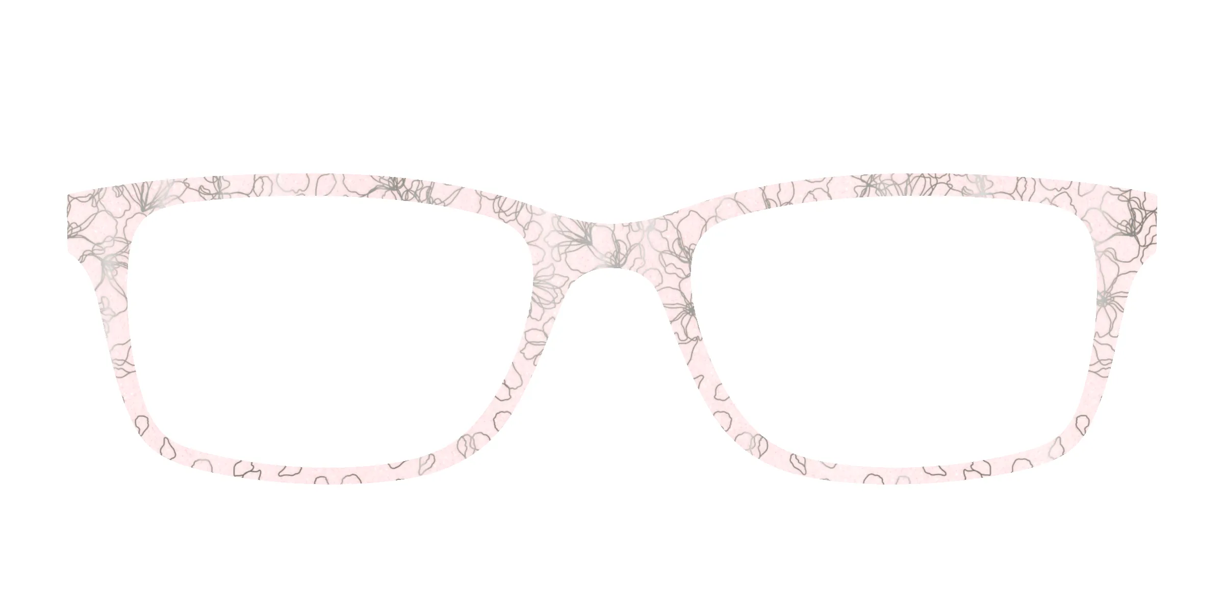 The Pink Shimmer Petals with Silver Foil sold by Pair Eyewear product image thumbnail 5