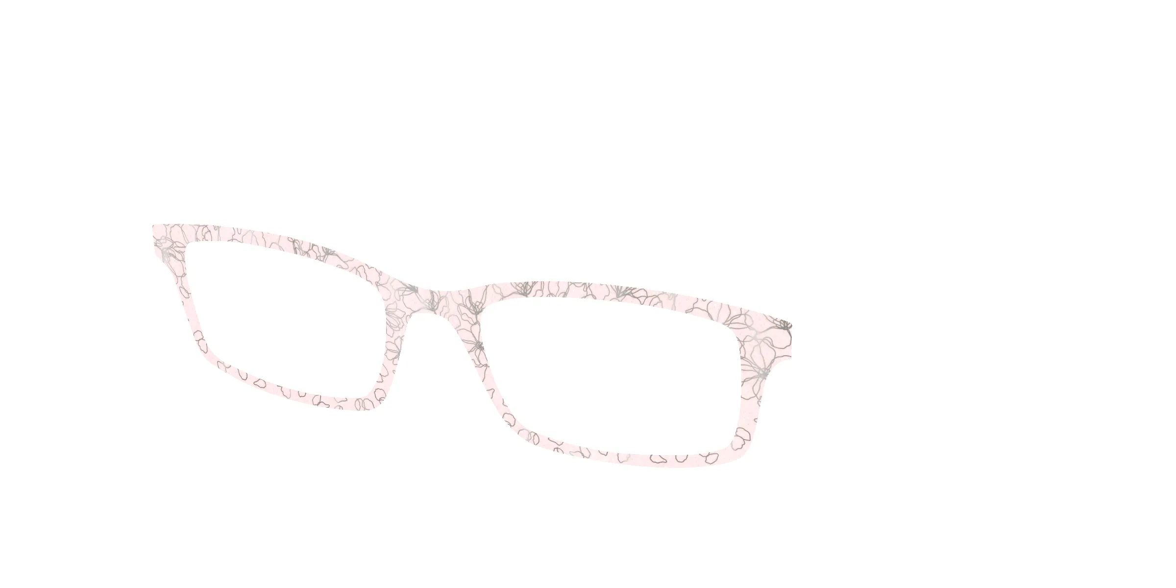 The Pink Shimmer Petals with Silver Foil sold by Pair Eyewear product image thumbnail 2