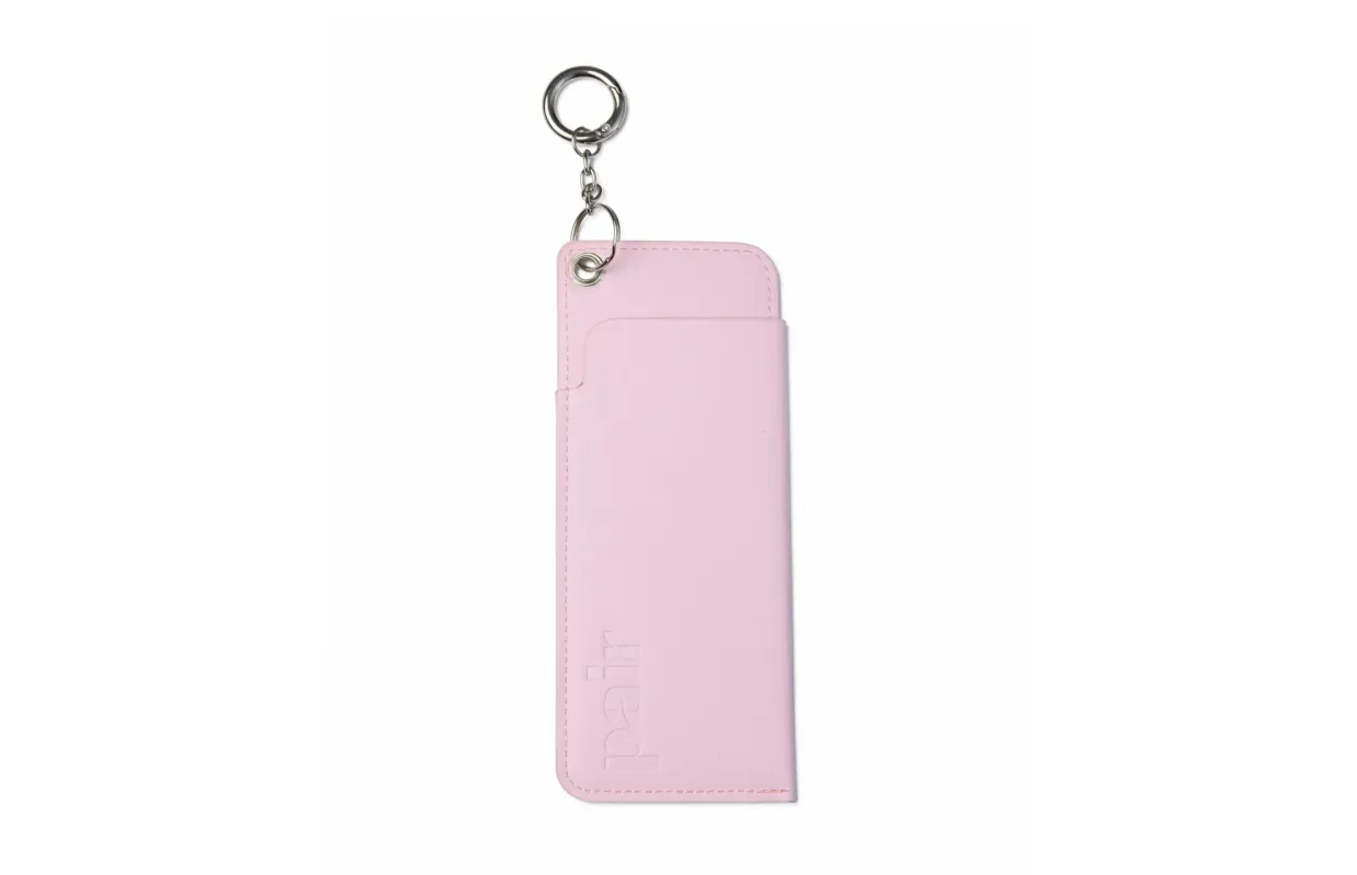 The Top Frame Keychain Case Pink made by Pair Eyewear