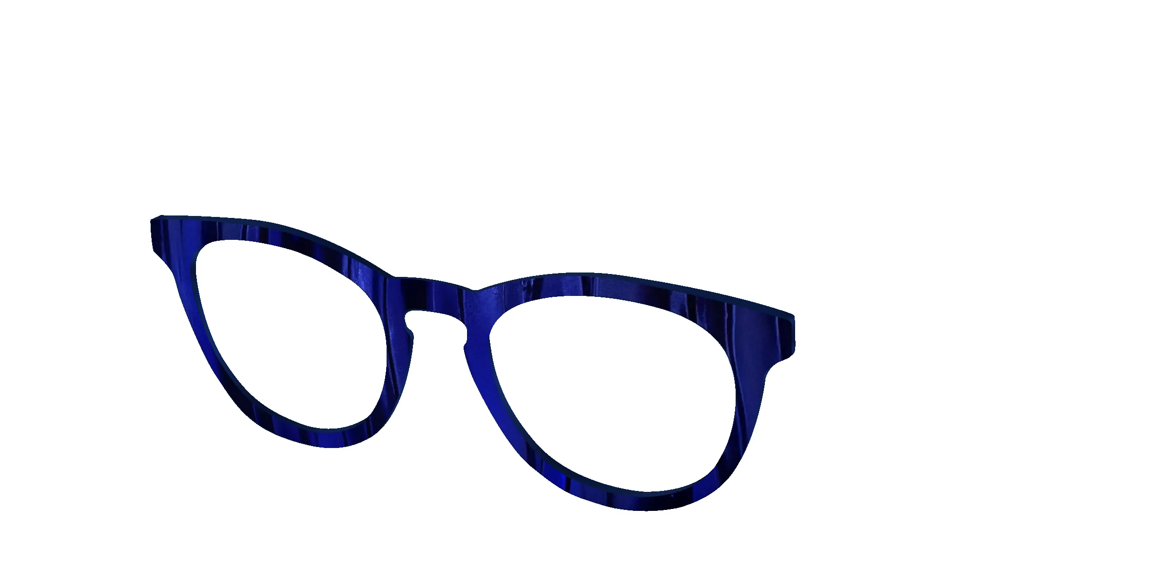 The Indigo Moire Stripes sold by Pair Eyewear product image thumbnail 4