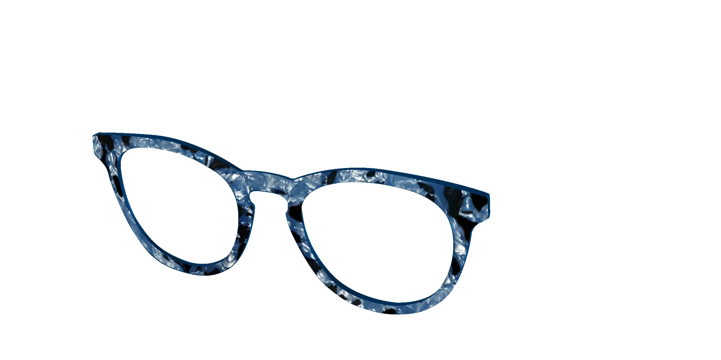 The Midnight Blue Pearl Tortoise sold by Pair Eyewear product image thumbnail 4