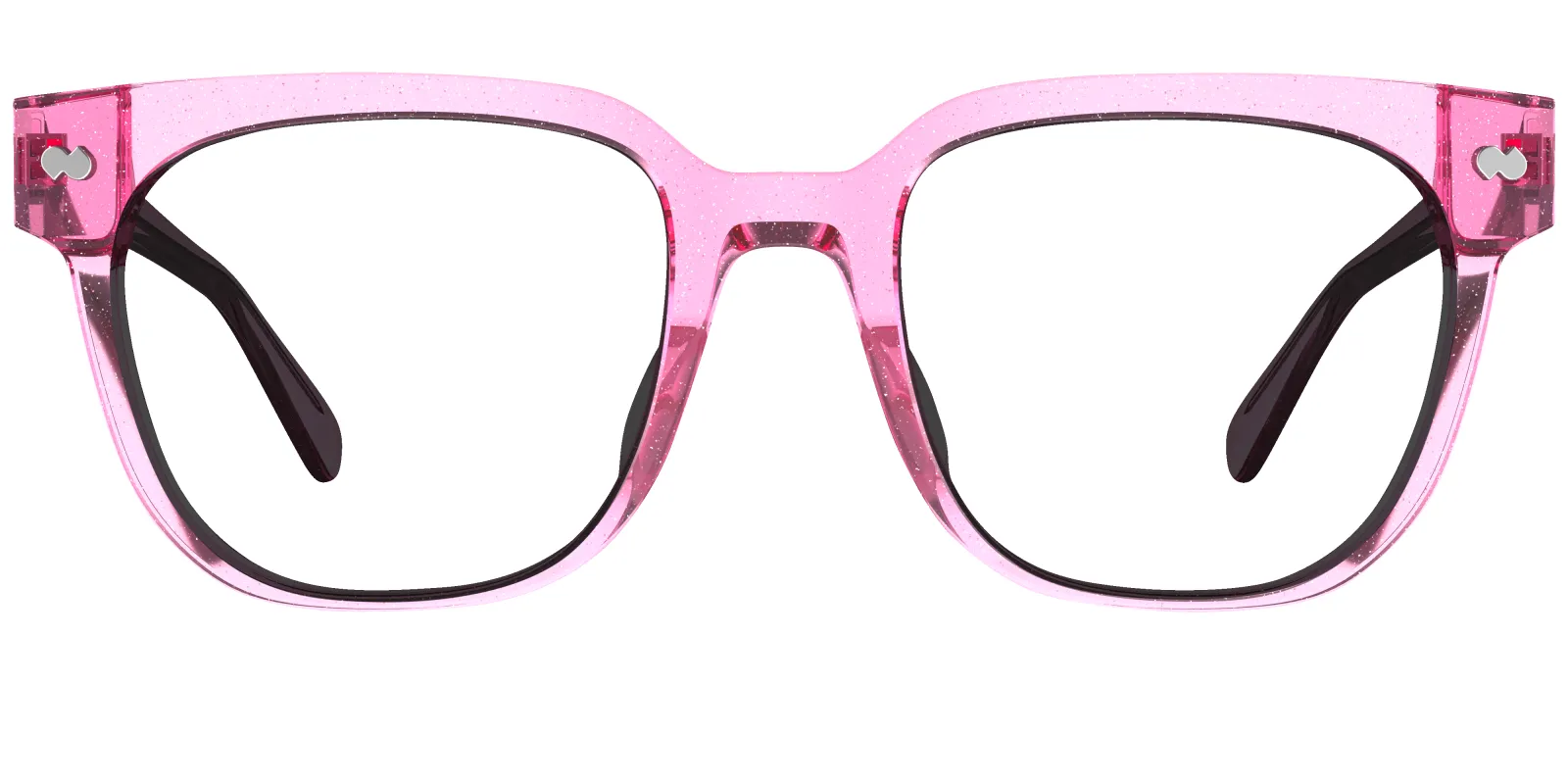 The Murphy - Pink Glitter Clear Sun made by Pair Eyewear