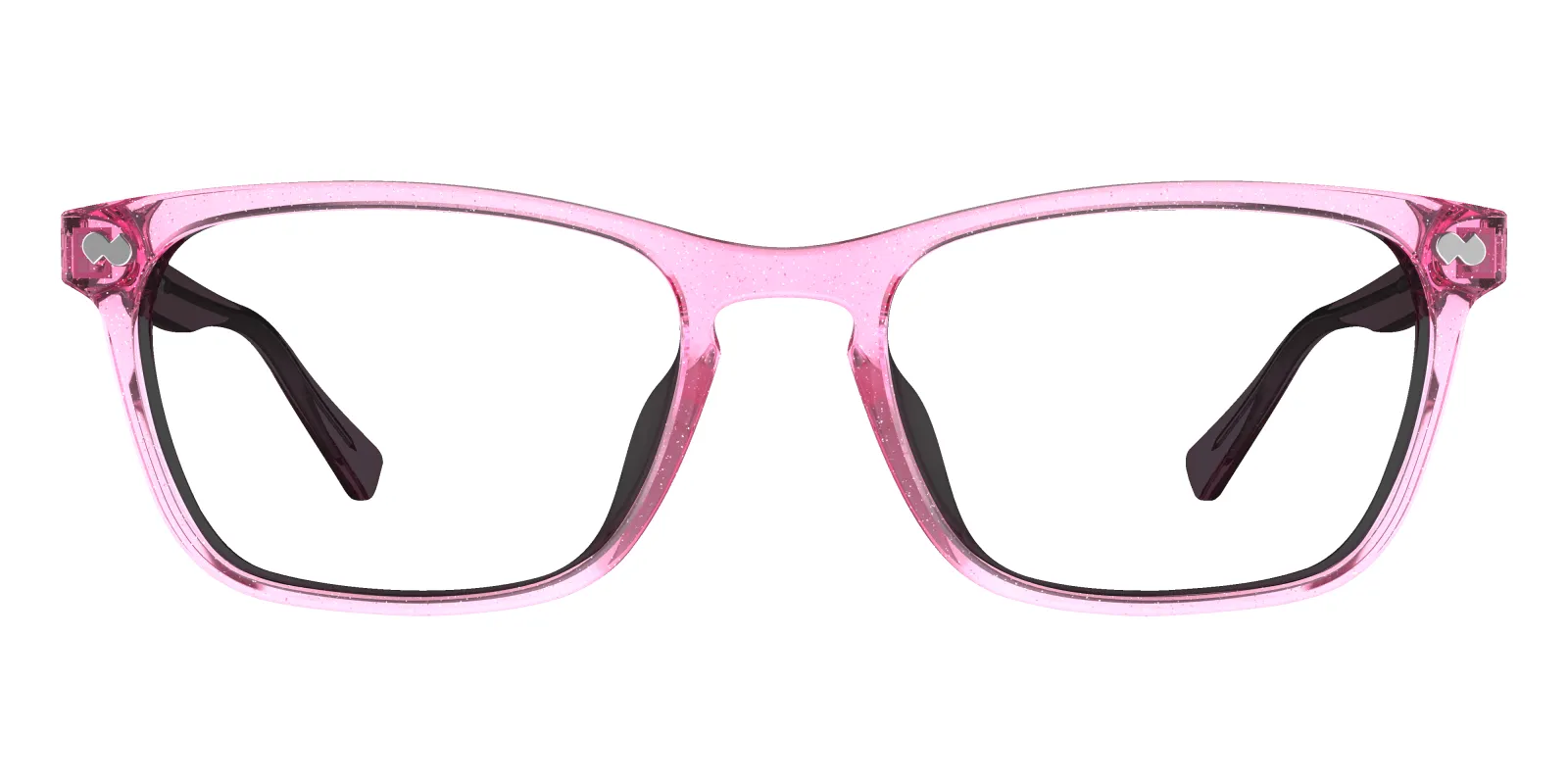 The Casper - Pink Glitter Clear Sun made by Pair Eyewear