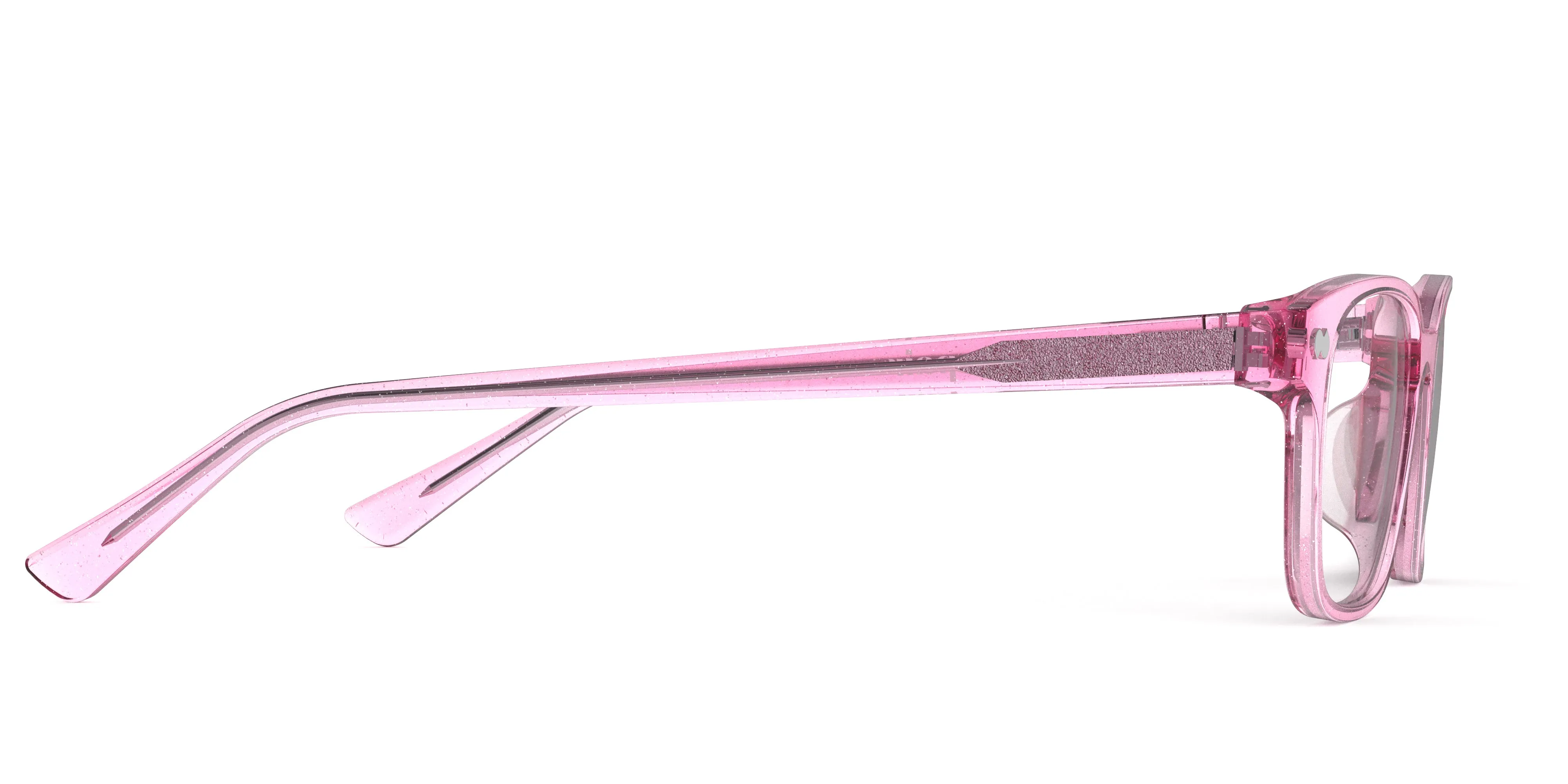 The Finley - Pink Glitter Clear sold by Pair Eyewear product image thumbnail 4