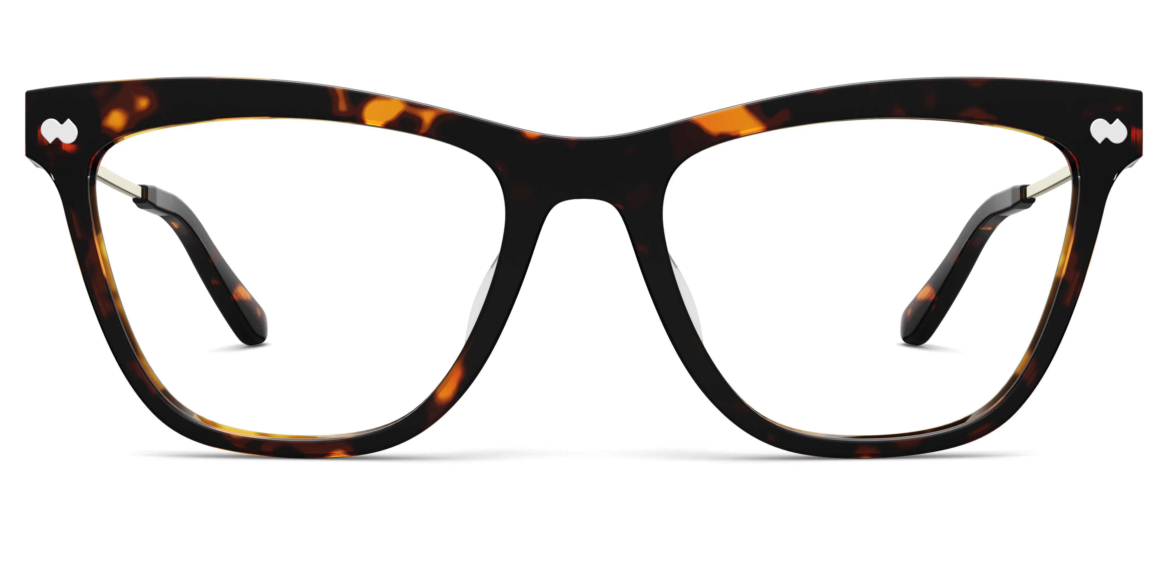 The Harper - Tortoise Acetate Gold Metal sold by Pair Eyewear product image thumbnail 2
