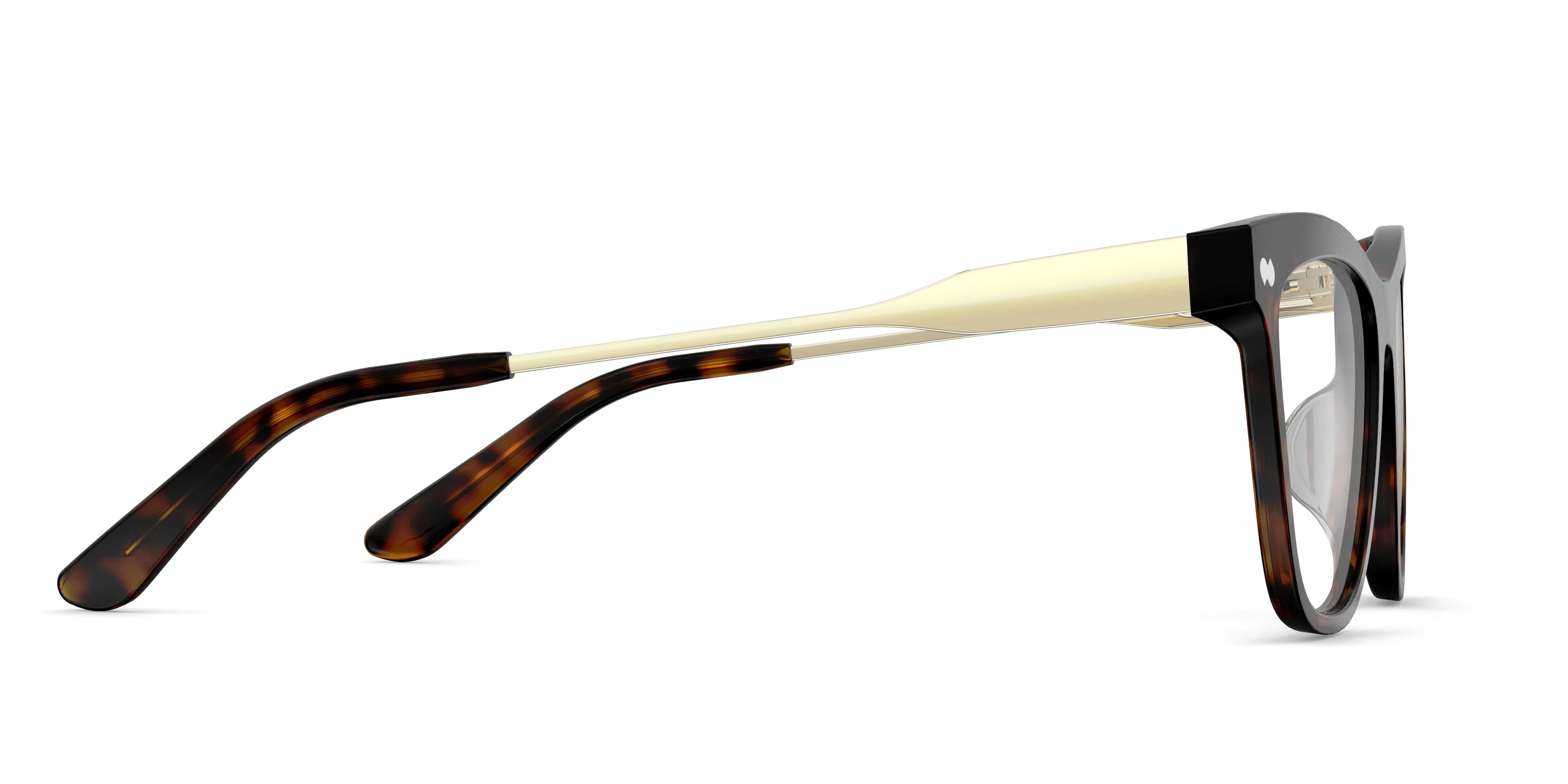 The Harper - Tortoise Acetate Gold Metal sold by Pair Eyewear product image thumbnail 3