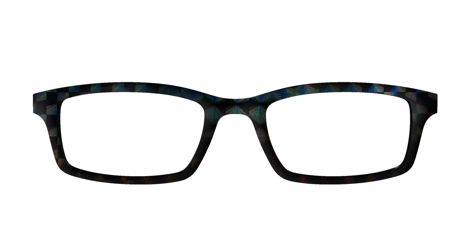 The Black Holographic Twister made by Pair Eyewear