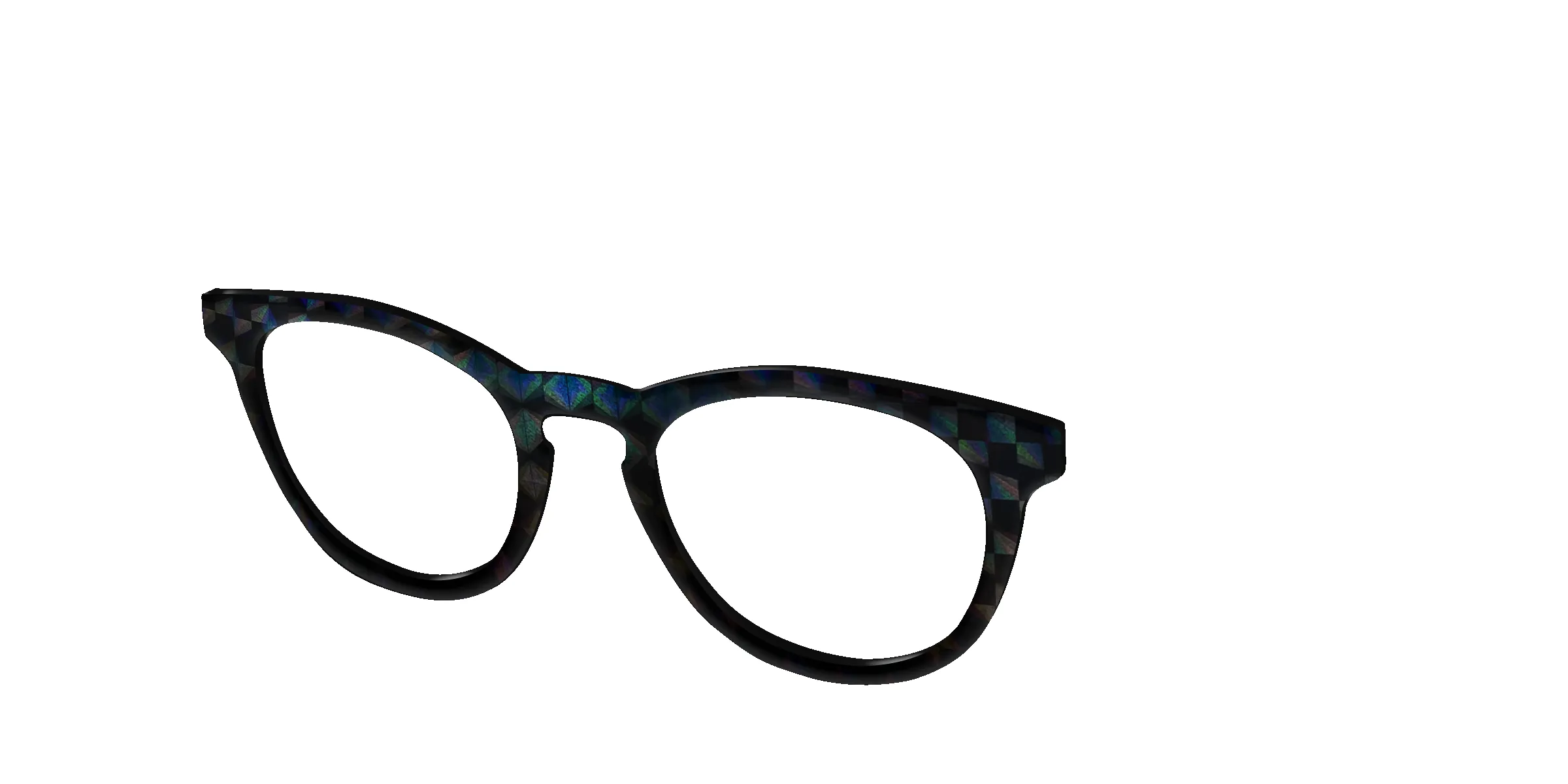 The Black Holographic Twister sold by Pair Eyewear product image thumbnail 4