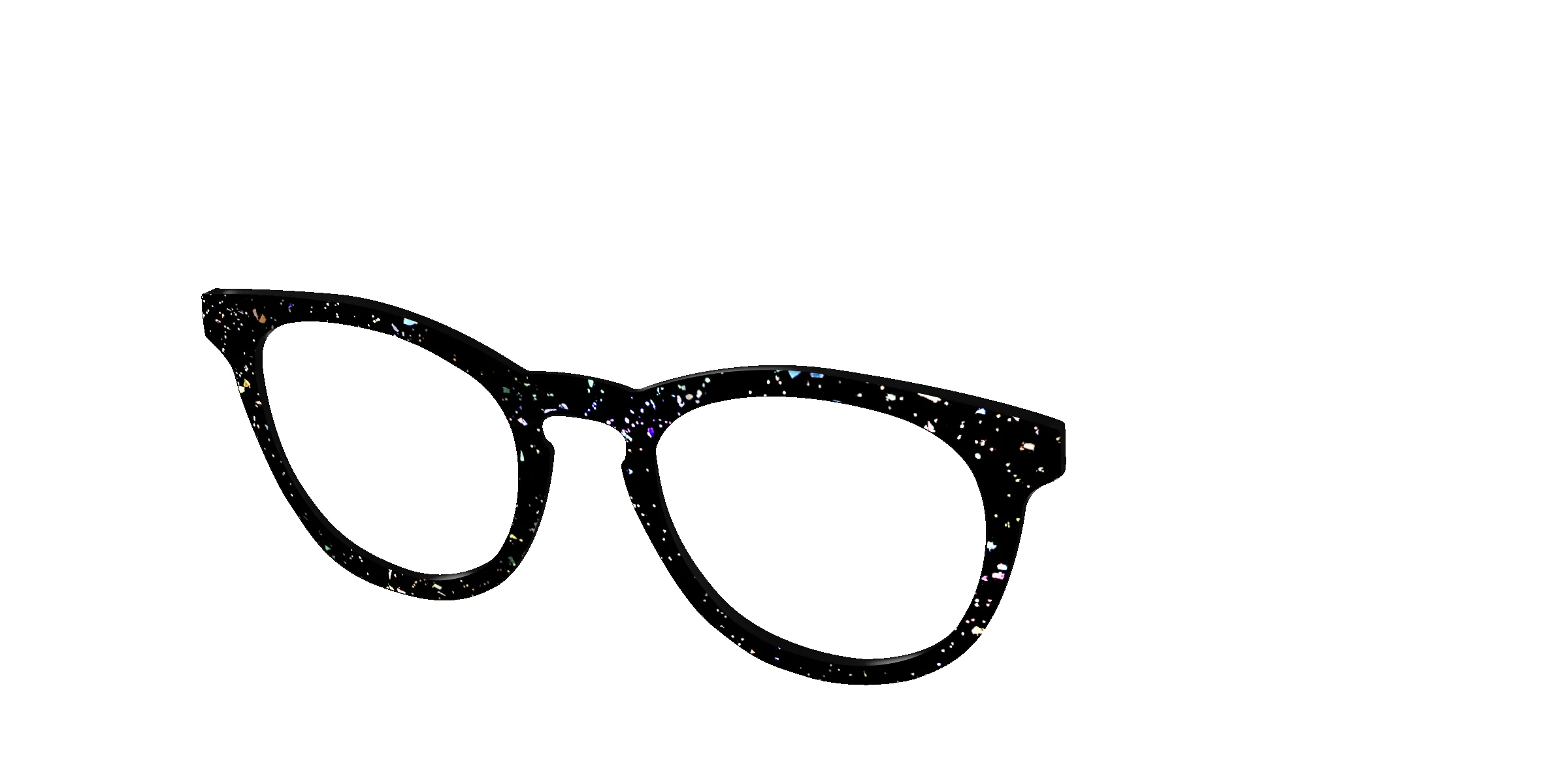 The Black Holographic Flakes sold by Pair Eyewear product image thumbnail 4