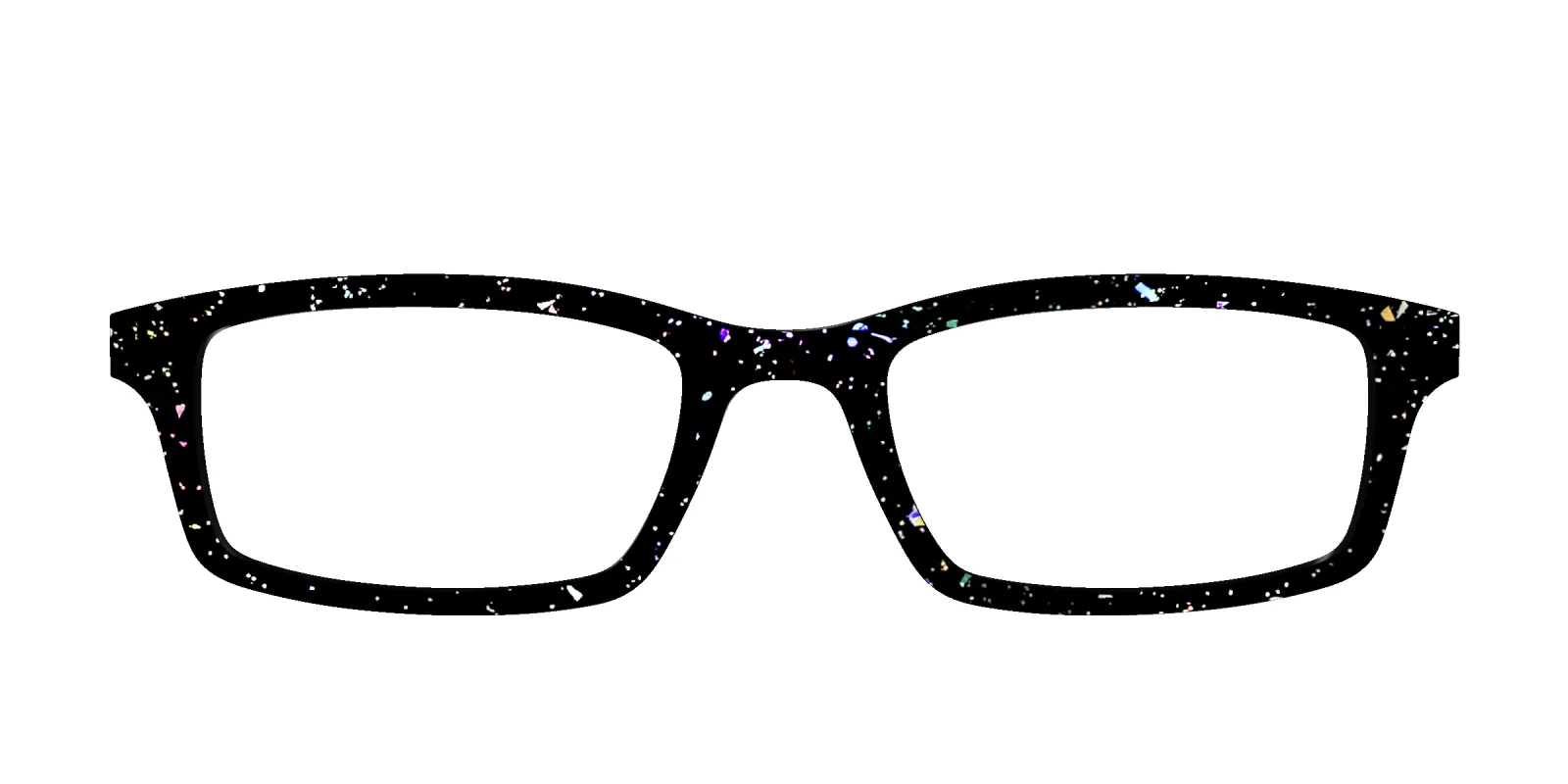 The Black Holographic Flakes made by Pair Eyewear