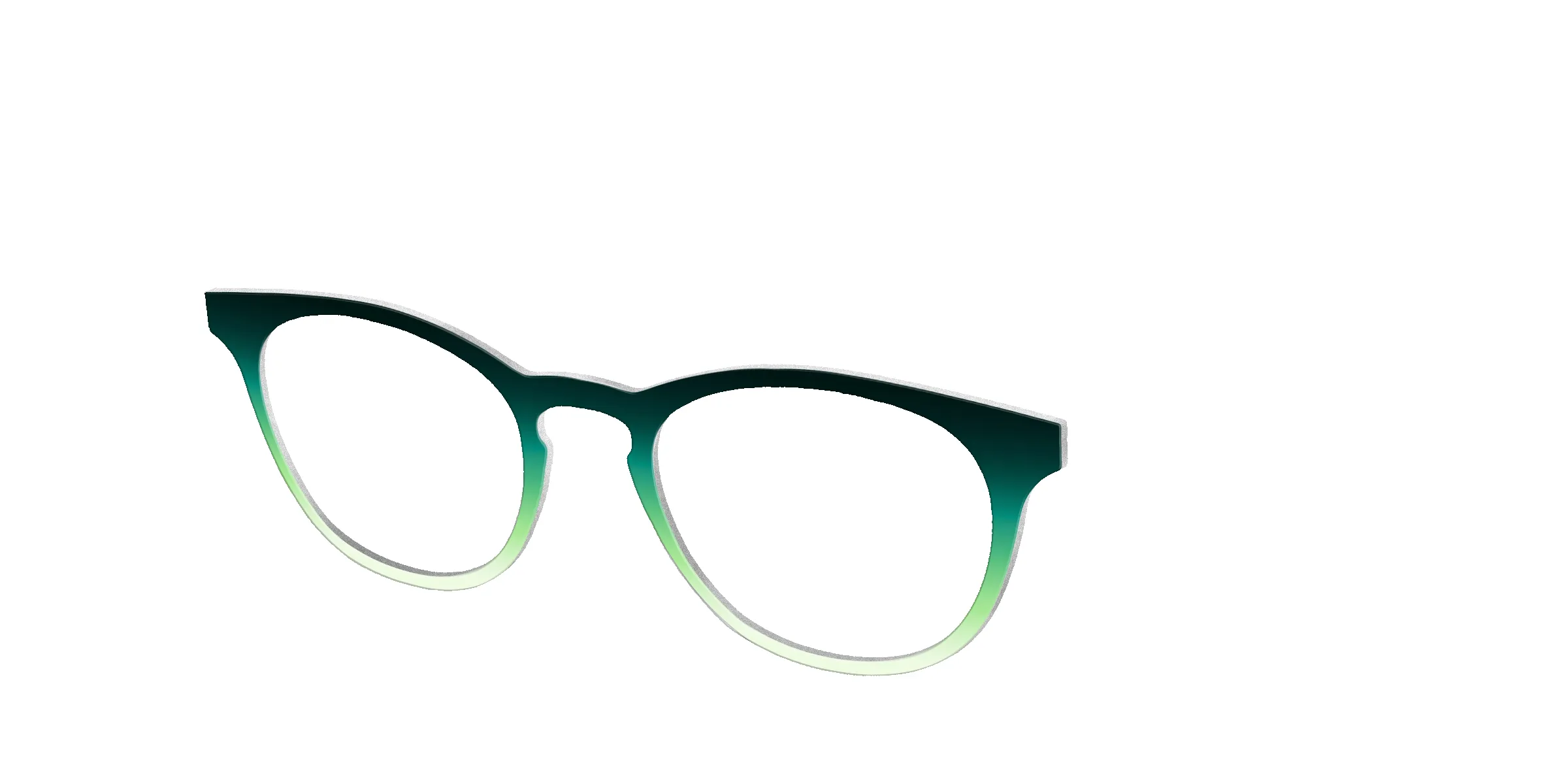 The Jade to Chartreuse Gradient sold by Pair Eyewear product image thumbnail 4