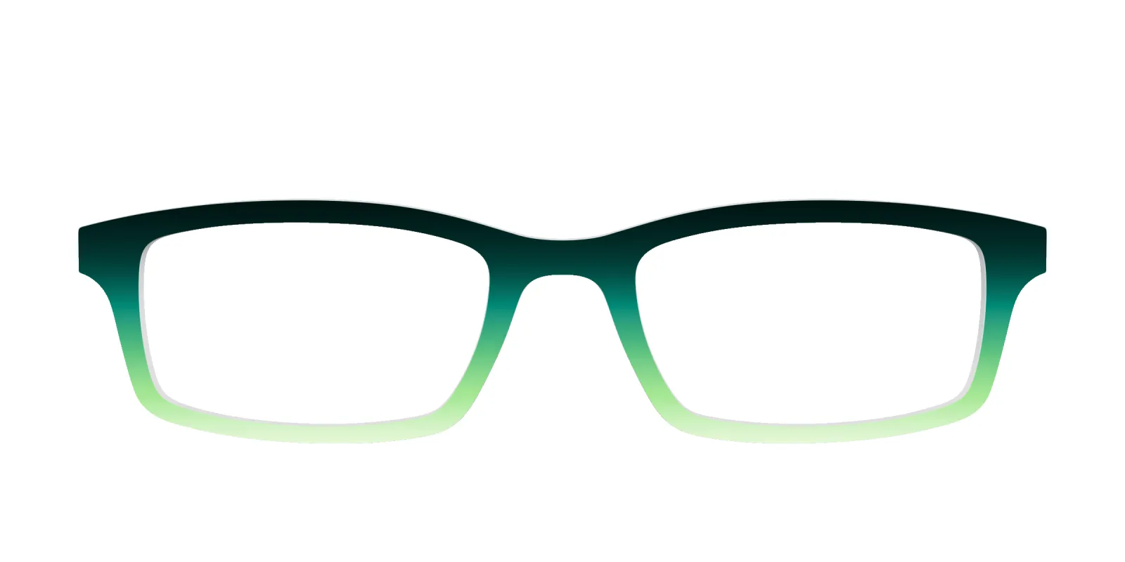 The Jade to Chartreuse Gradient made by Pair Eyewear