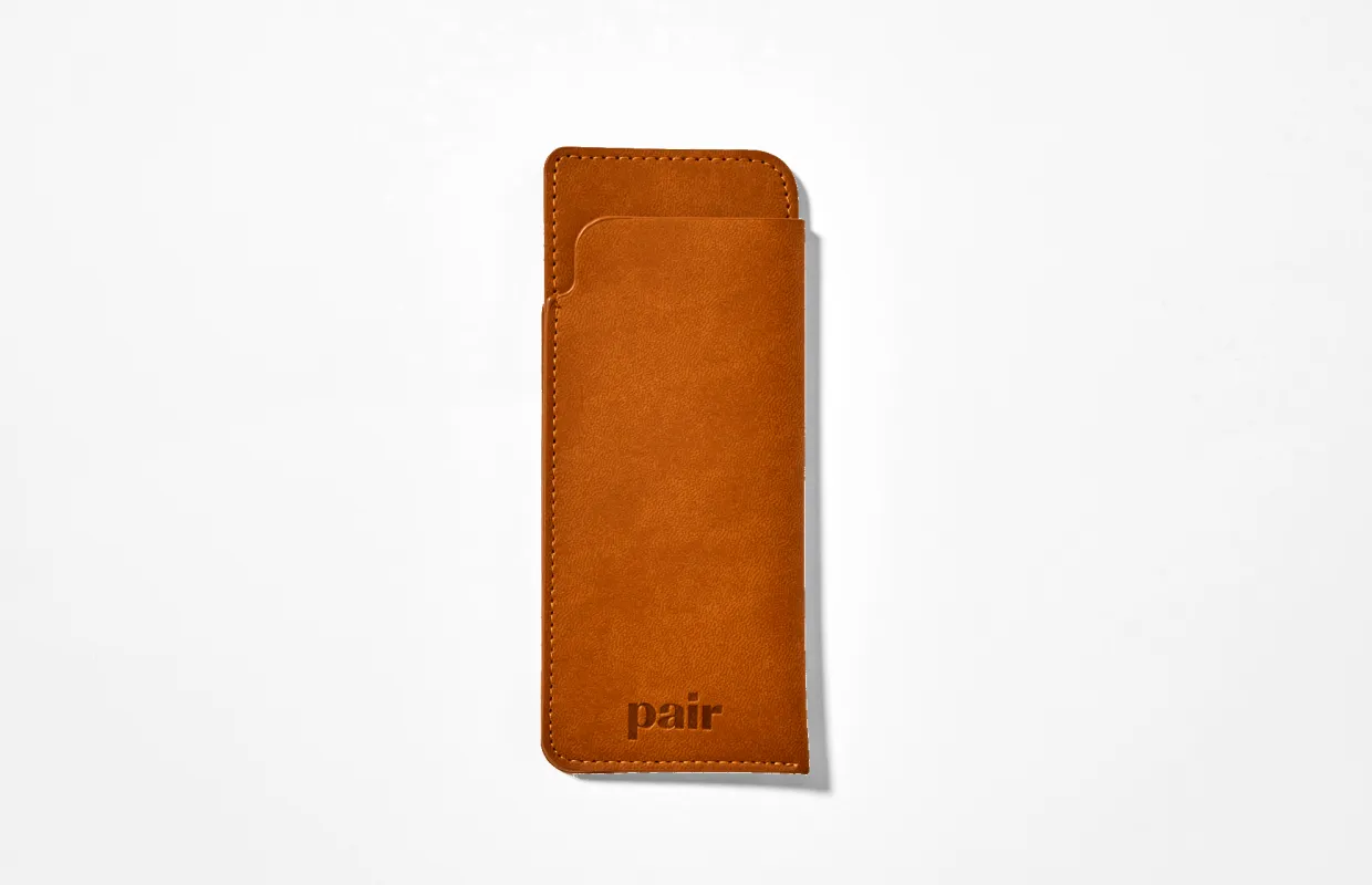 Tan Top Case made by Pair Eyewear