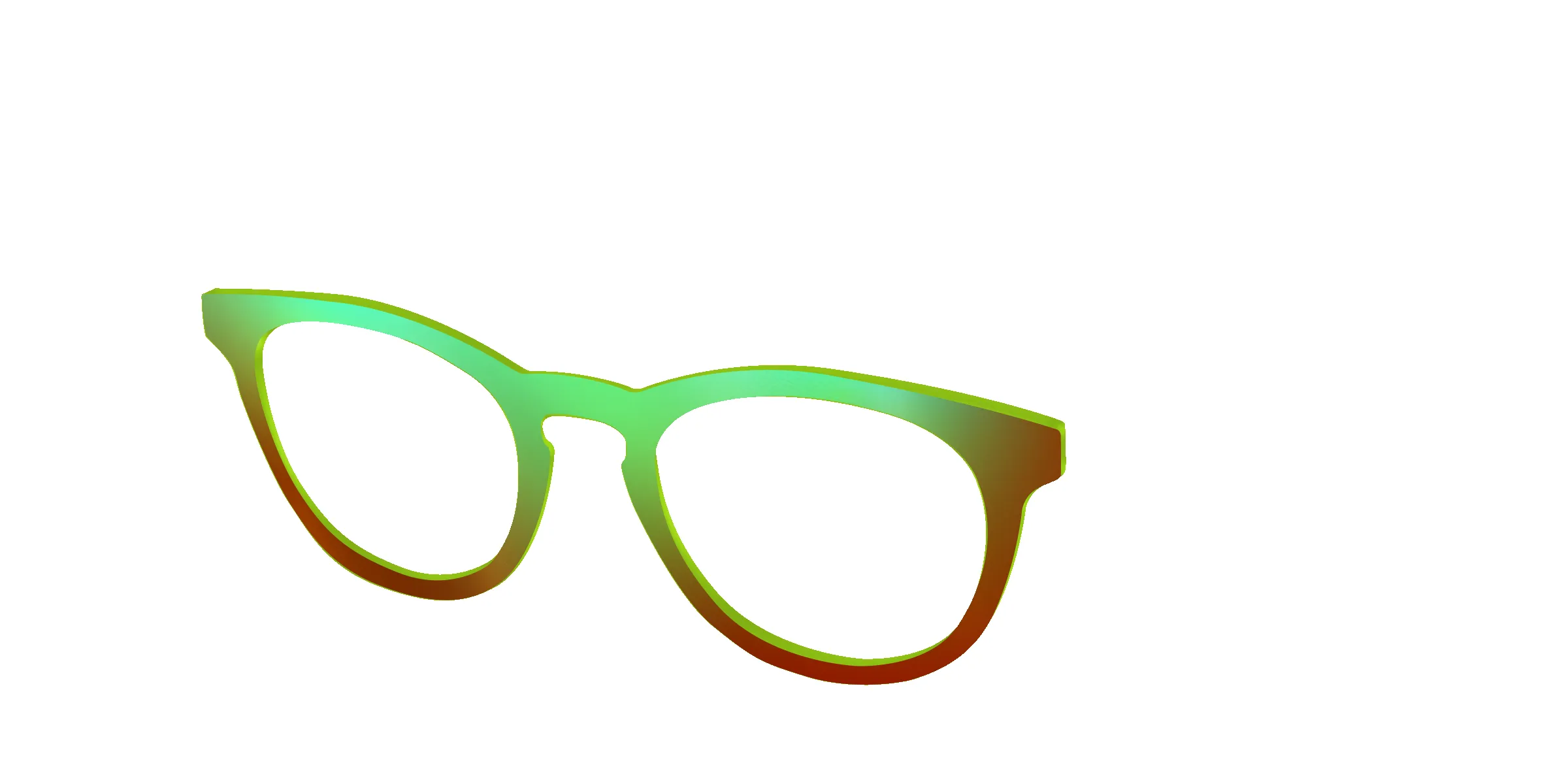 The Chartreuse Ombre sold by Pair Eyewear product image thumbnail 4