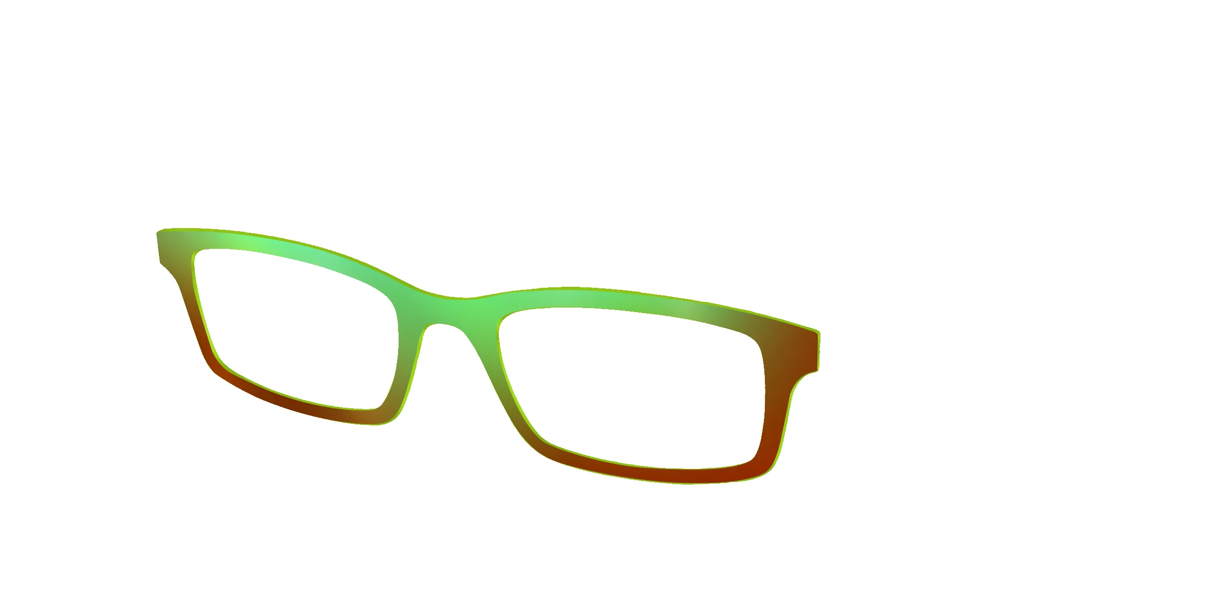 The Chartreuse Ombre sold by Pair Eyewear product image thumbnail 2