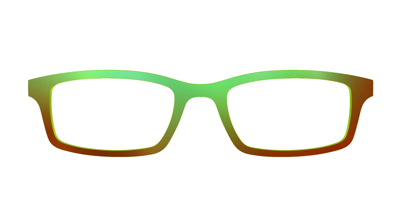 The Chartreuse Ombre made by Pair Eyewear