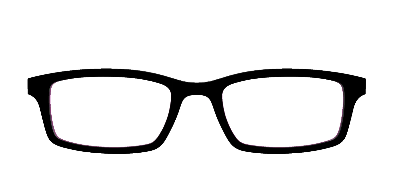 The Black with Violet Golf Lens made by Pair Eyewear