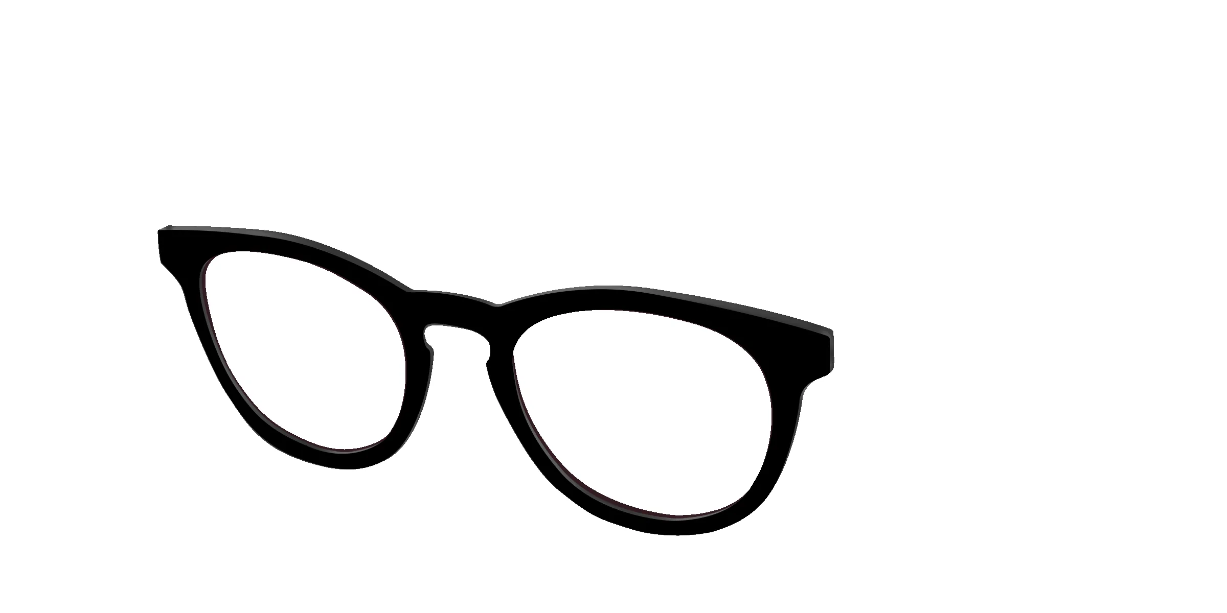 The Black with Water Lens sold by Pair Eyewear product image thumbnail 4