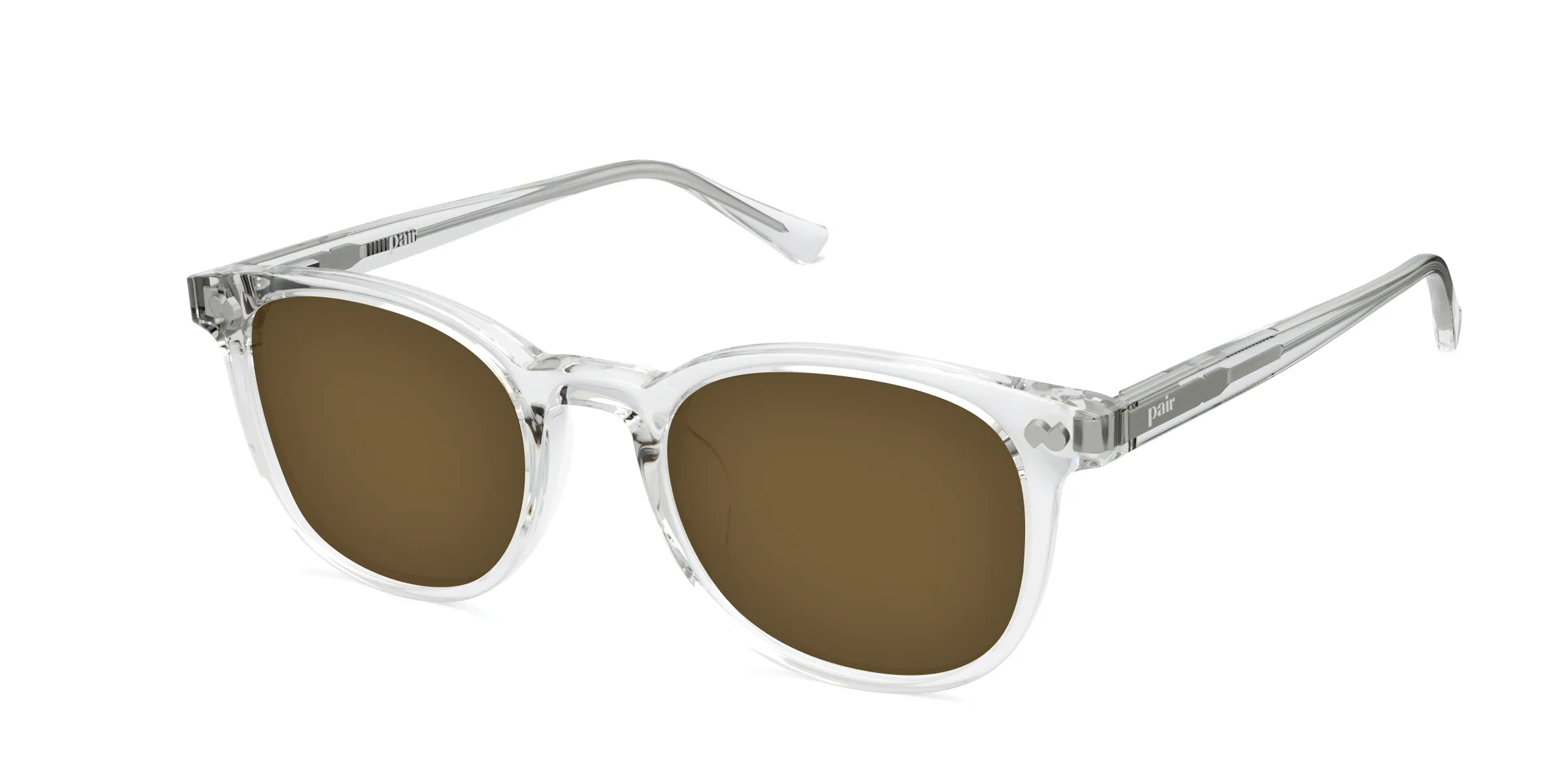The Reese - Crystal Clear Sun sold by Pair Eyewear product image thumbnail 4