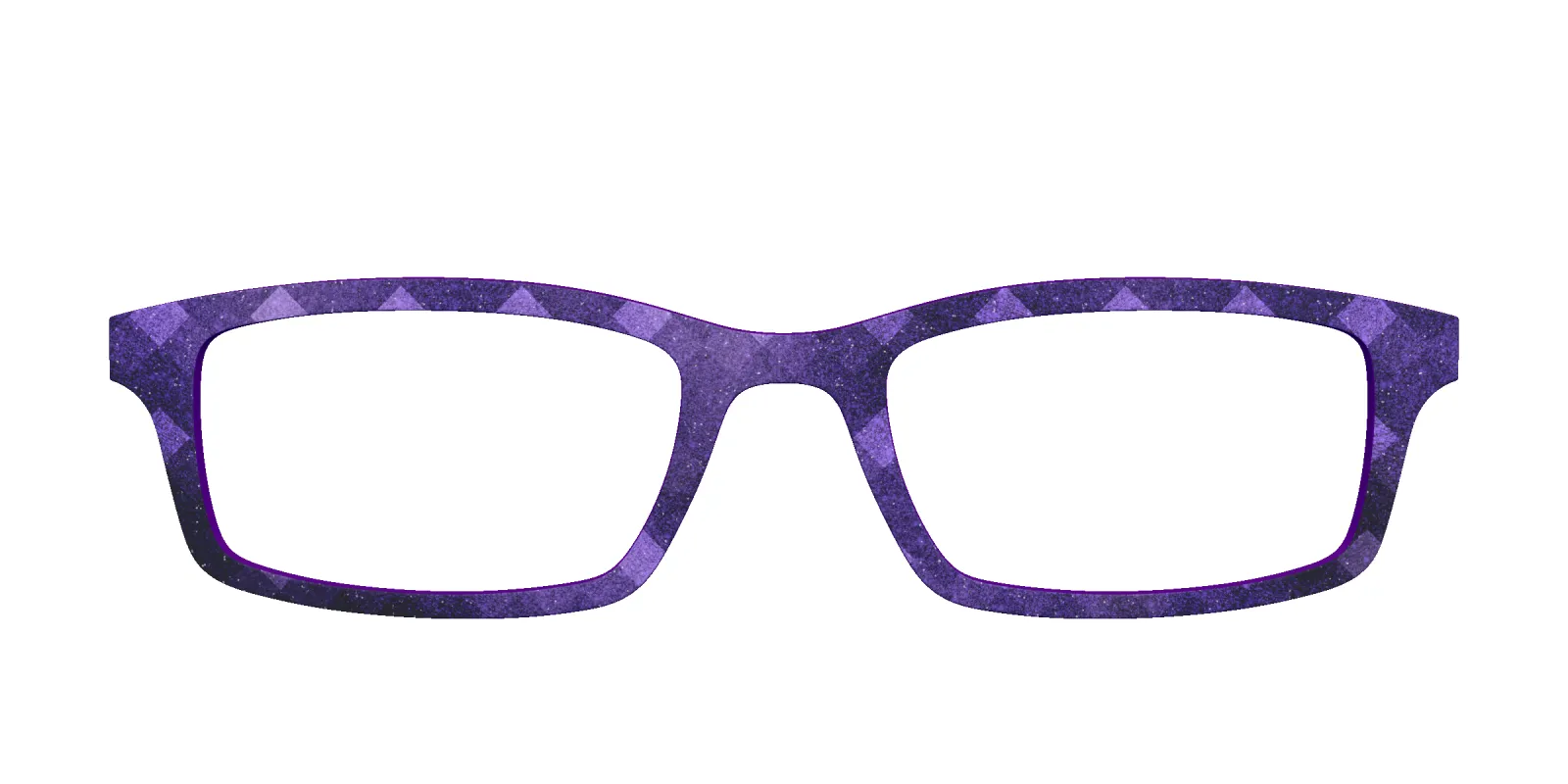 The Eggplant Geo made by Pair Eyewear