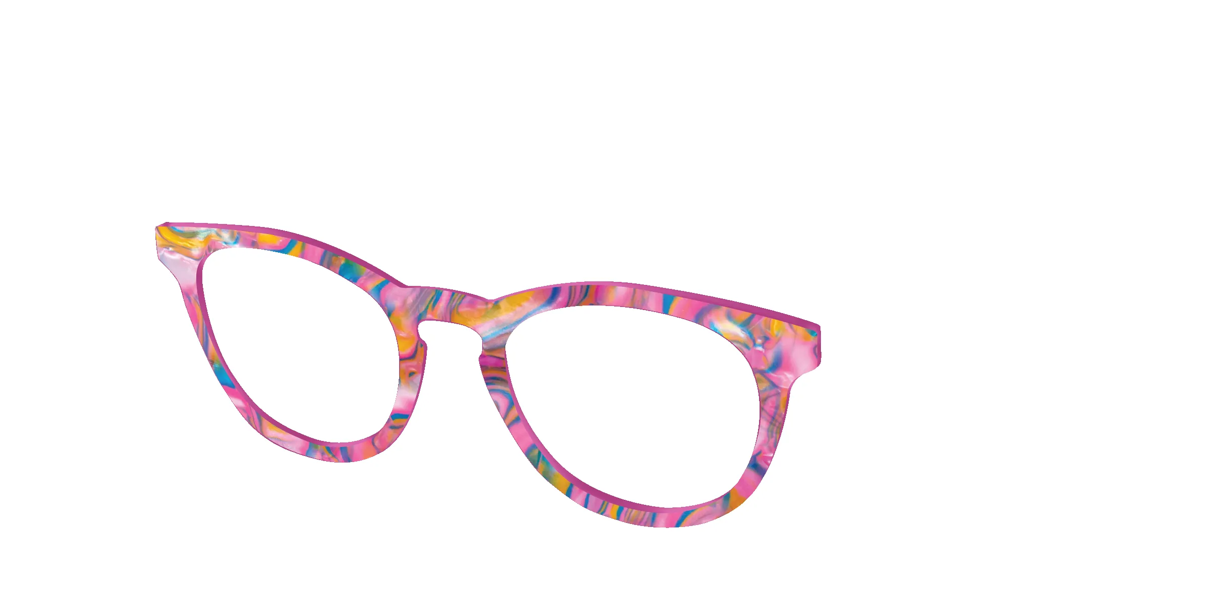The Bubble Gum Pearl Marble sold by Pair Eyewear product image thumbnail 4