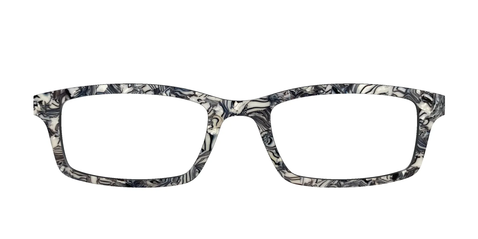 The B&W Pearl Agate made by Pair Eyewear