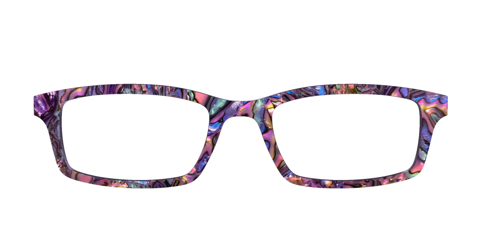 The Ultraviolet Pearl Shell made by Pair Eyewear