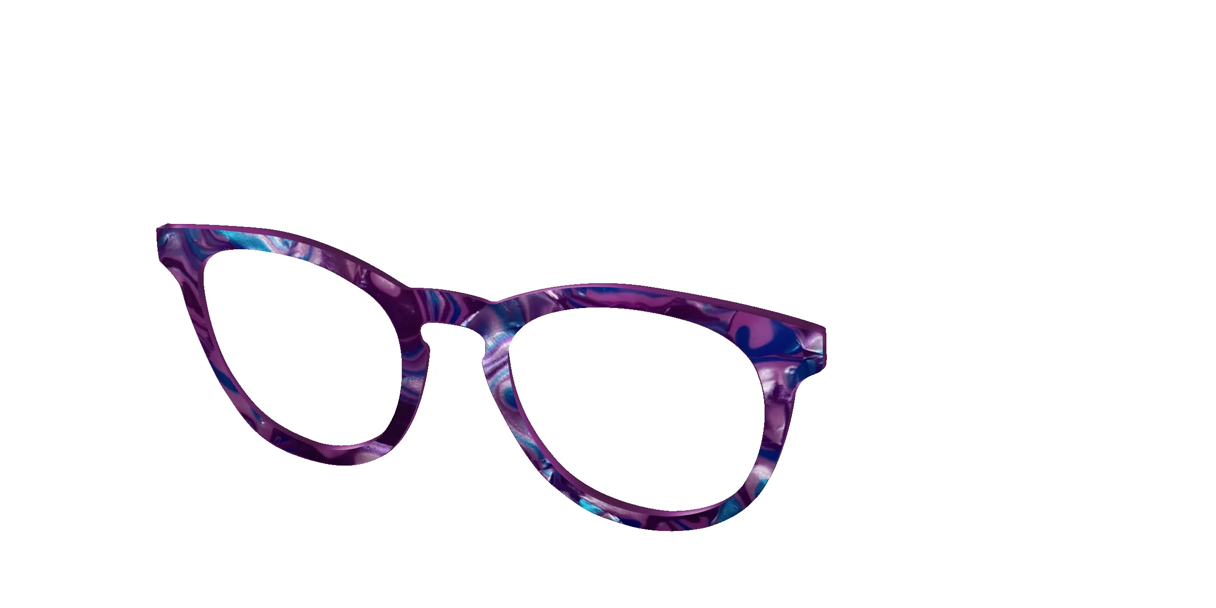 The Tyrian Purple Pearl Marble sold by Pair Eyewear product image thumbnail 4