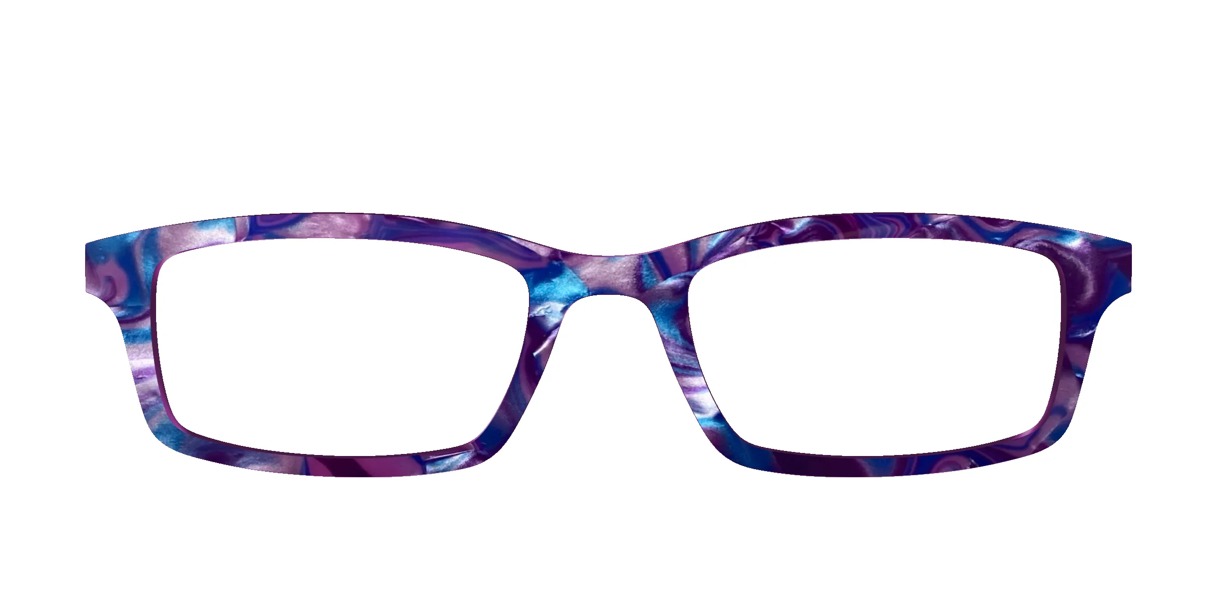 The Tyrian Purple Pearl Marble sold by Pair Eyewear