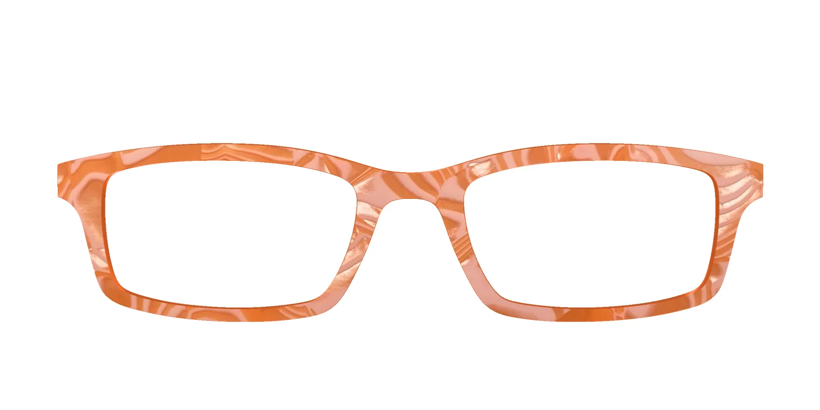 The Creamsicle Pearl Swirl made by Pair Eyewear