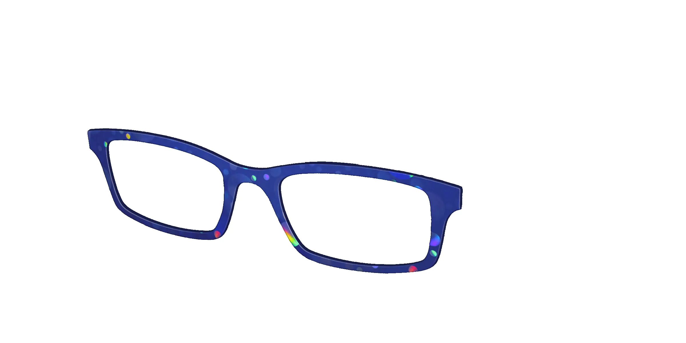 The Polarized Navy Holographic Bubbles Sun Top sold by Pair Eyewear product image thumbnail 2
