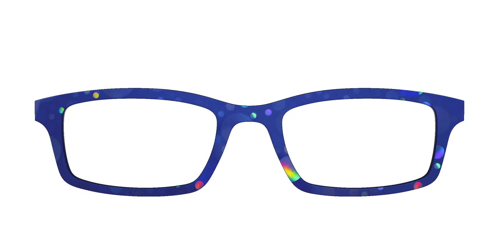 The Polarized Navy Holographic Bubbles Sun Top made by Pair Eyewear