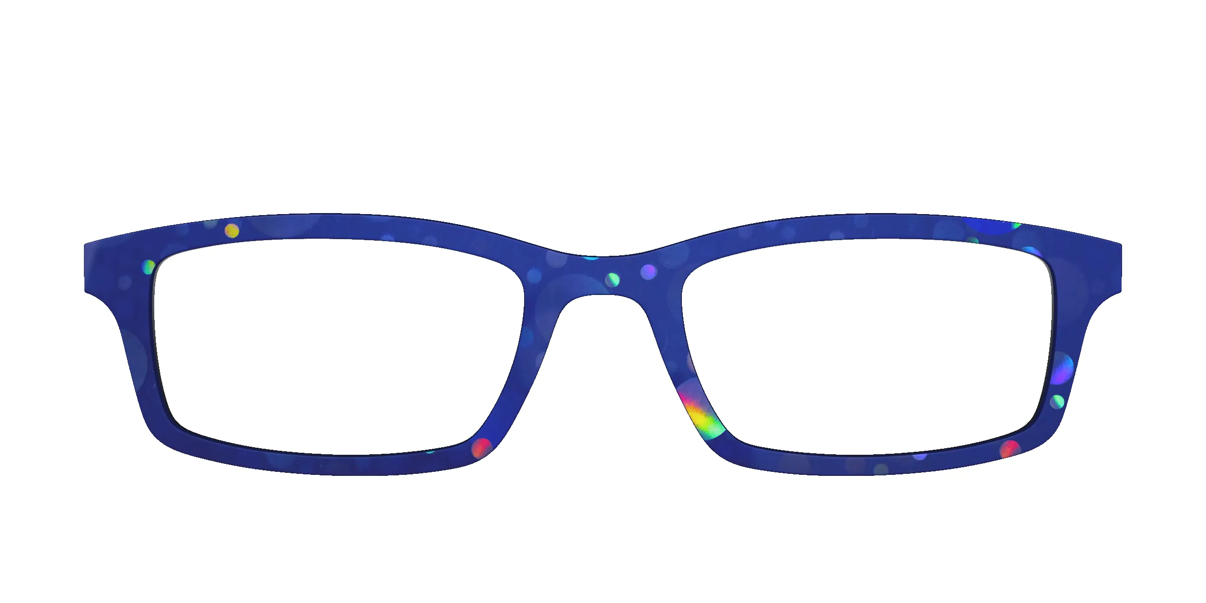 The Polarized Navy Holographic Bubbles Sun Top sold by Pair Eyewear