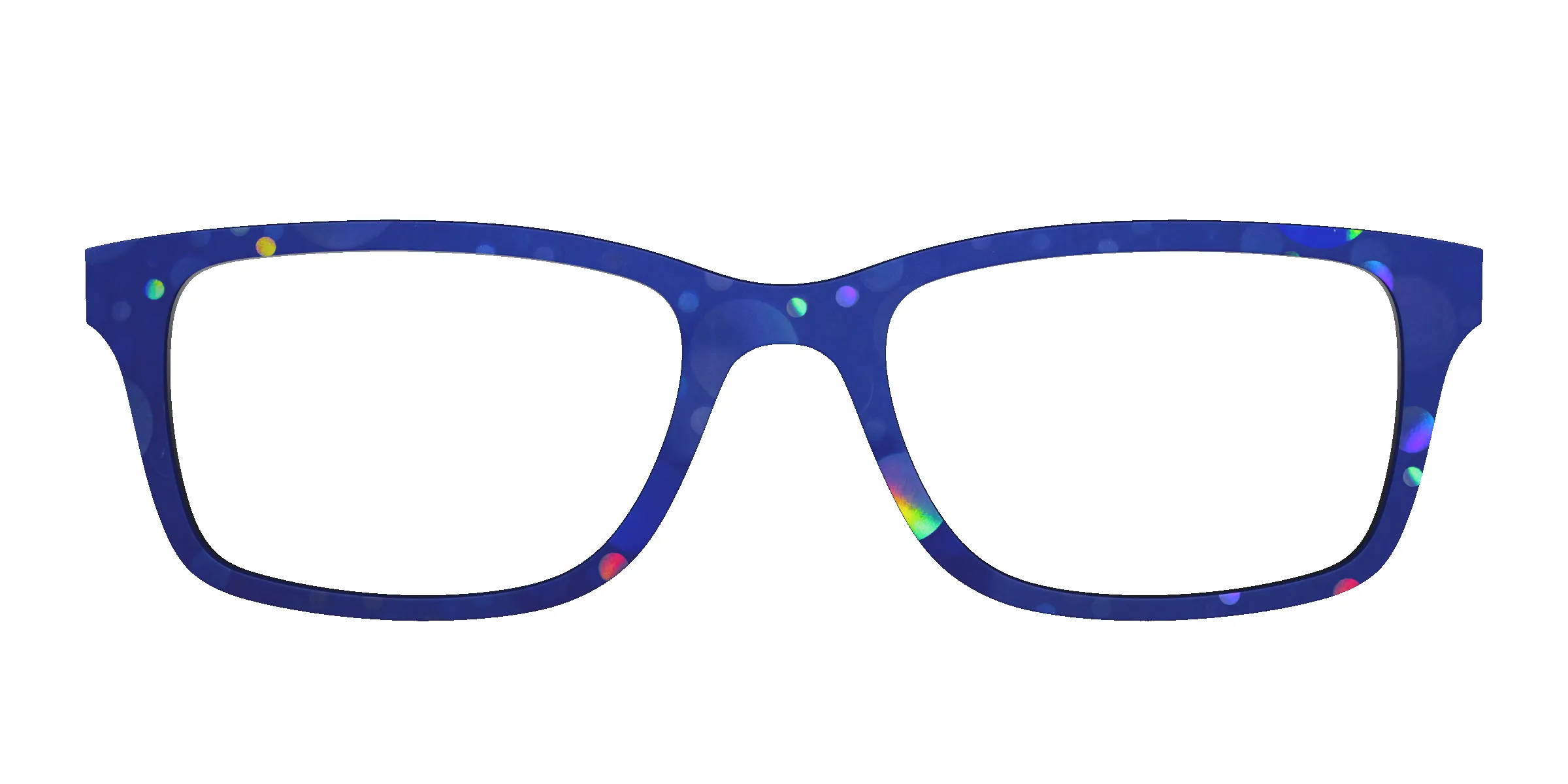 The Polarized Navy Holographic Bubbles Sun Top sold by Pair Eyewear product image thumbnail 5