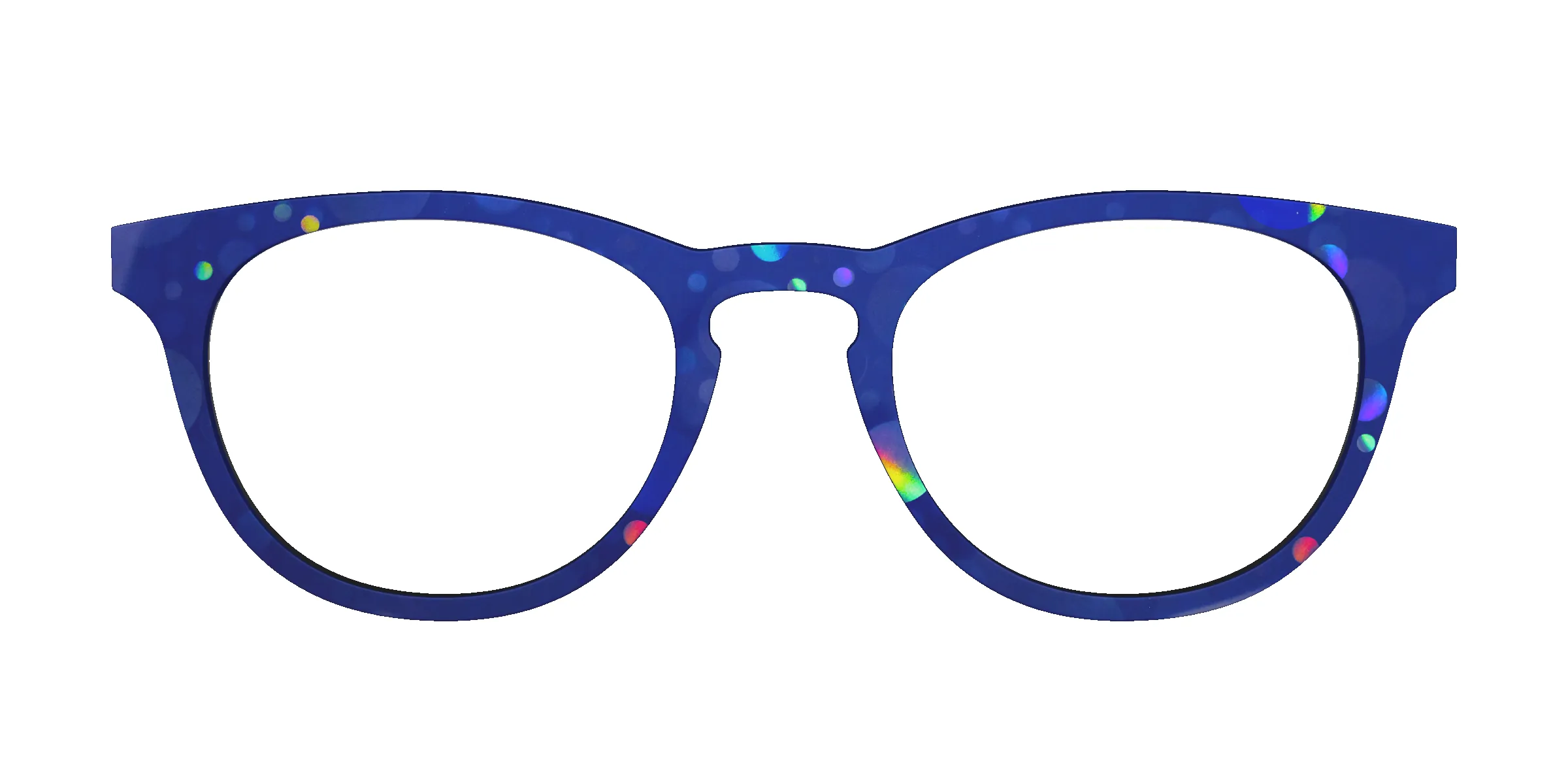 The Polarized Navy Holographic Bubbles Sun Top sold by Pair Eyewear product image thumbnail 3