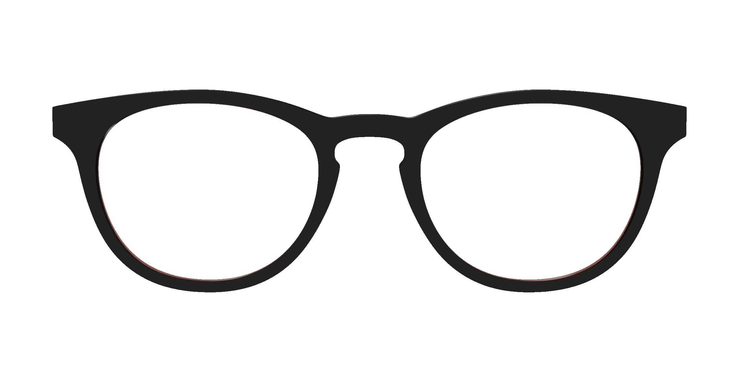 The Black With Coral Pink Lens sold by Pair Eyewear product image thumbnail 3