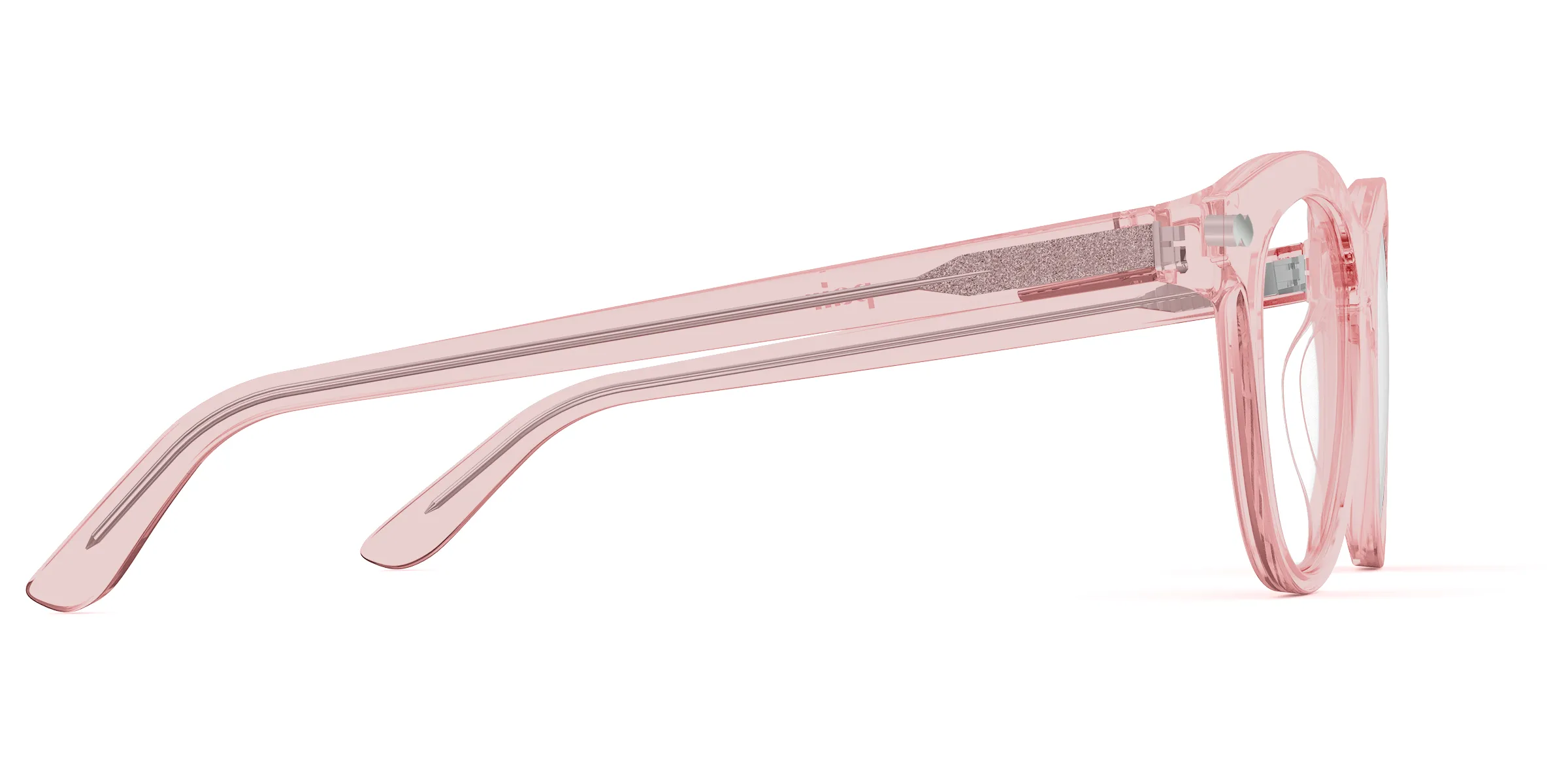 The Brook - Pink Clear sold by Pair Eyewear product image thumbnail 3