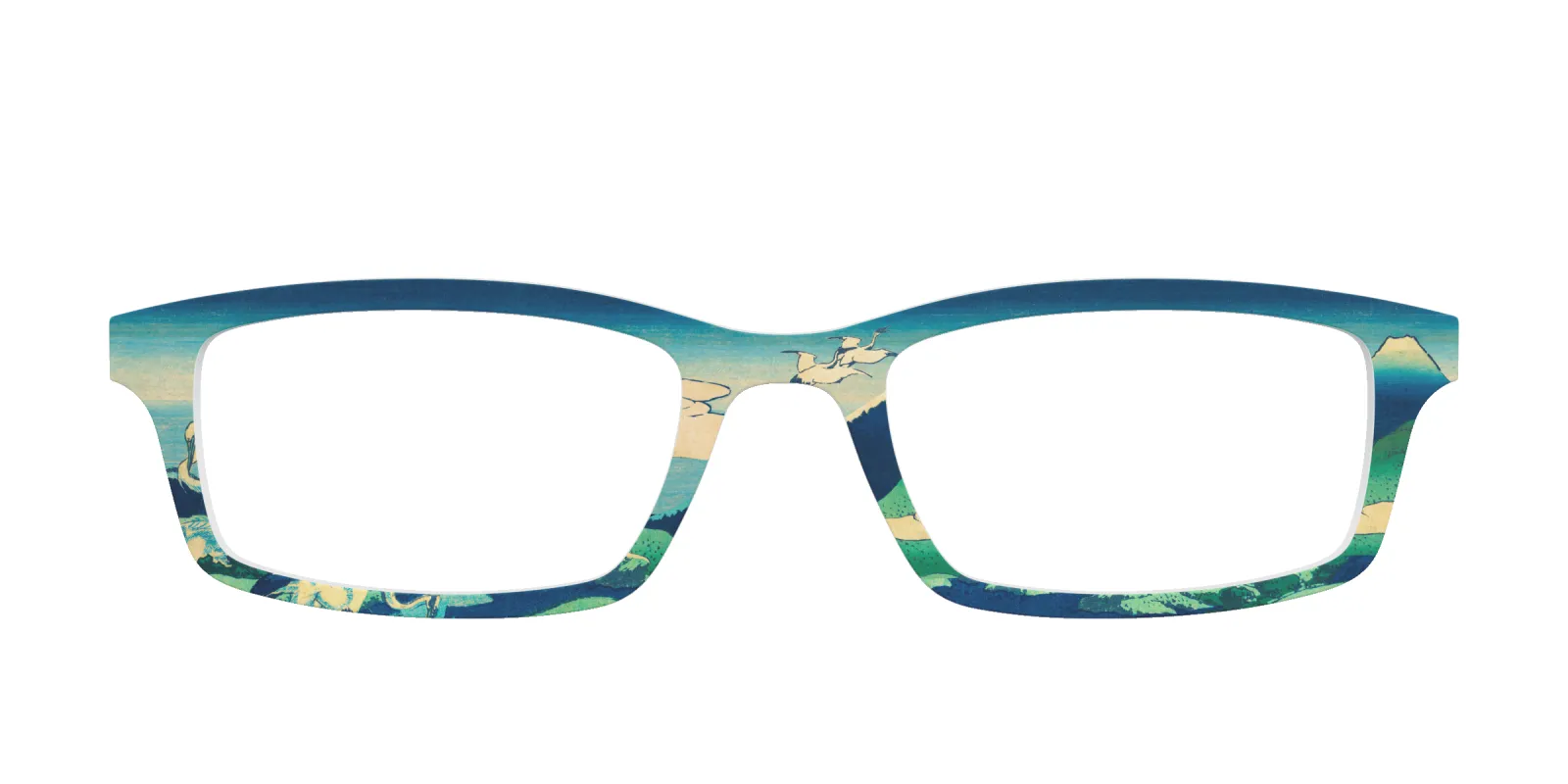 Hokusai View of Mount Fuji made by Pair Eyewear