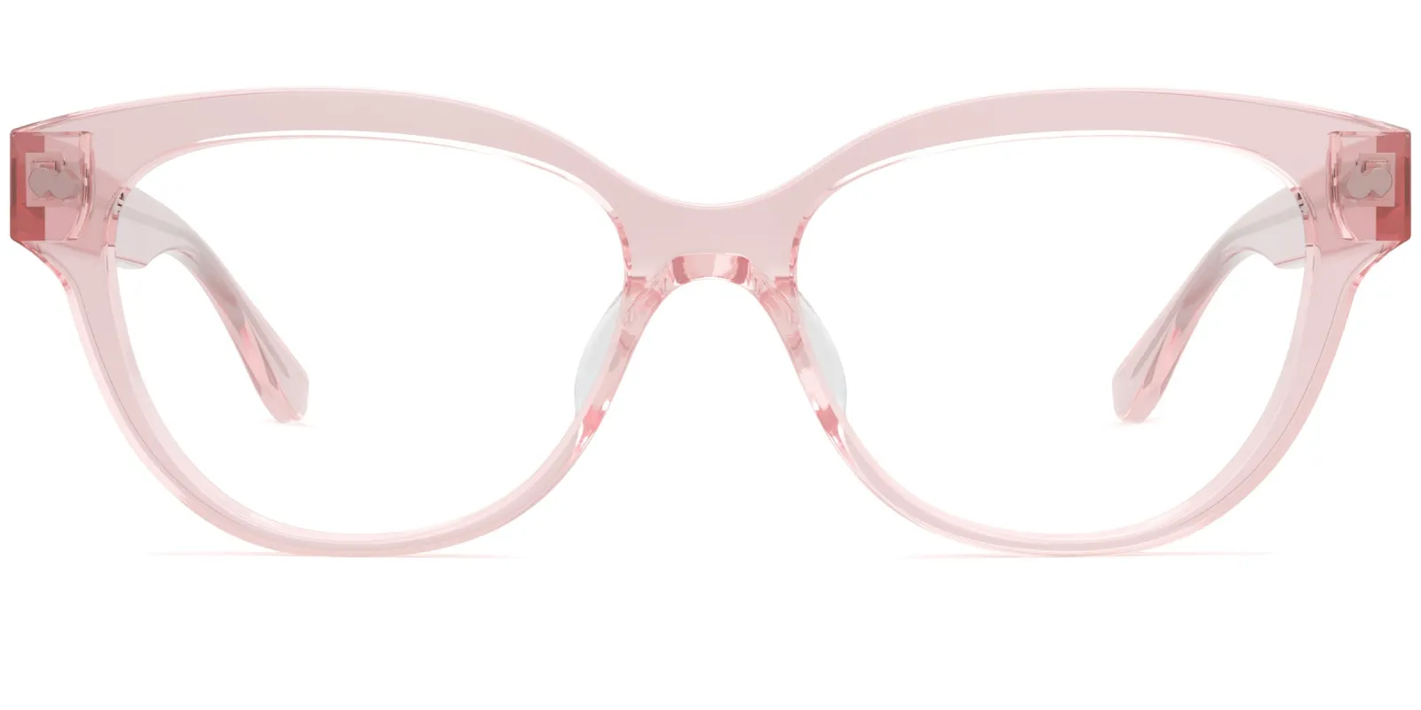 The Quinn - Pink Clear made by Pair Eyewear