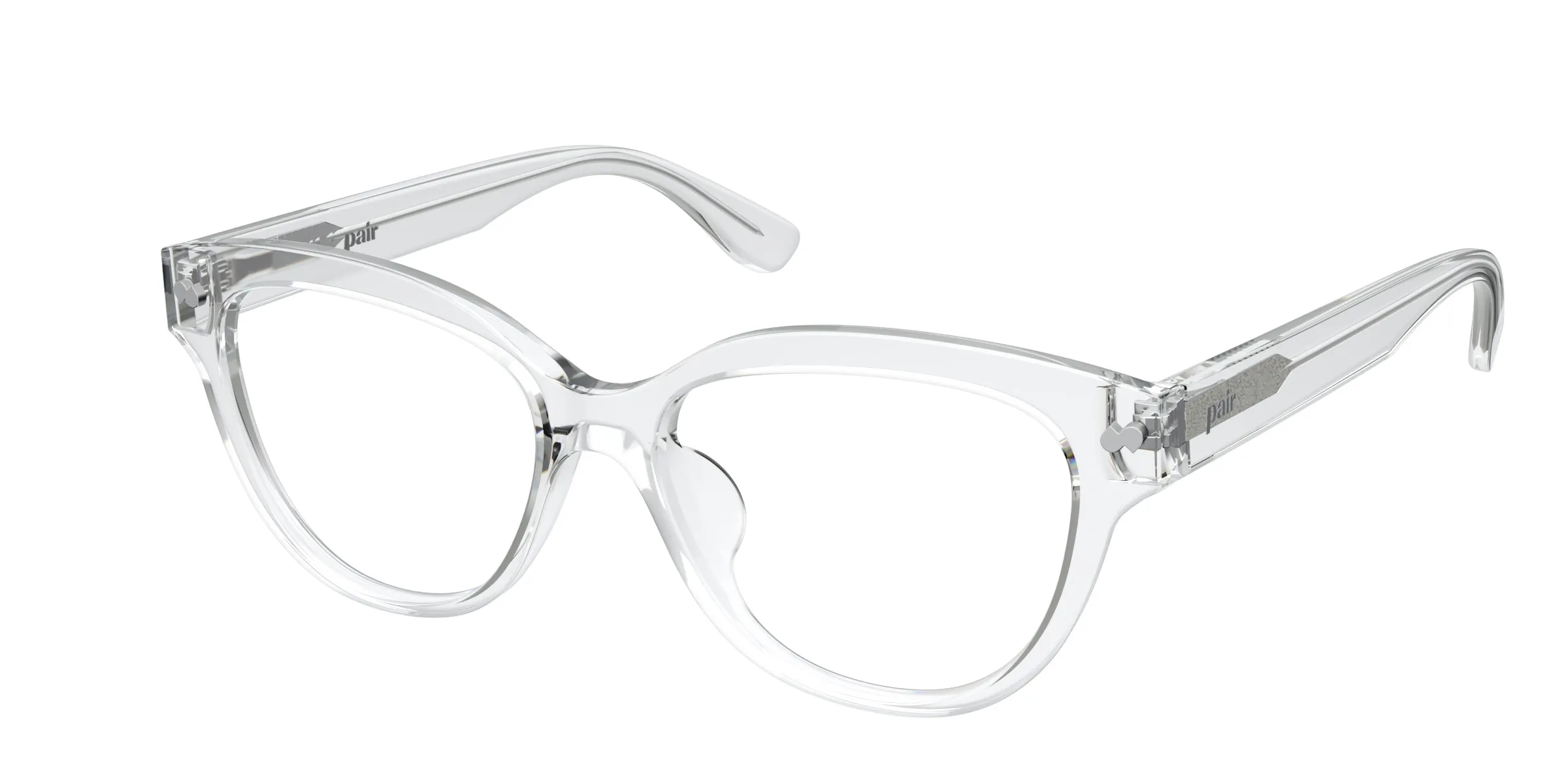 The Quinn - Crystal Clear sold by Pair Eyewear product image thumbnail 2
