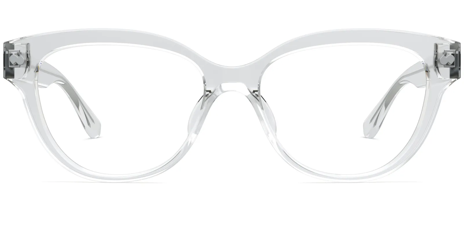 The Quinn - Crystal Clear made by Pair Eyewear