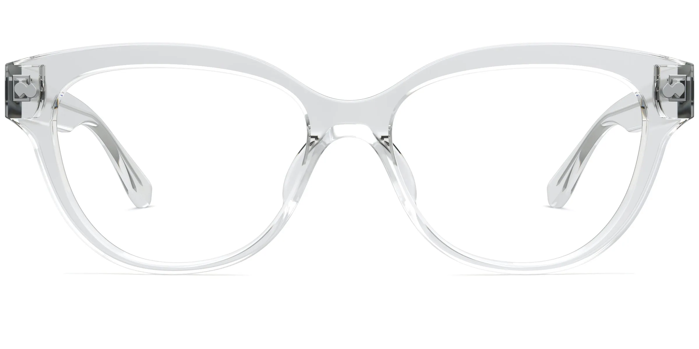 The Quinn - Crystal Clear sold by Pair Eyewear