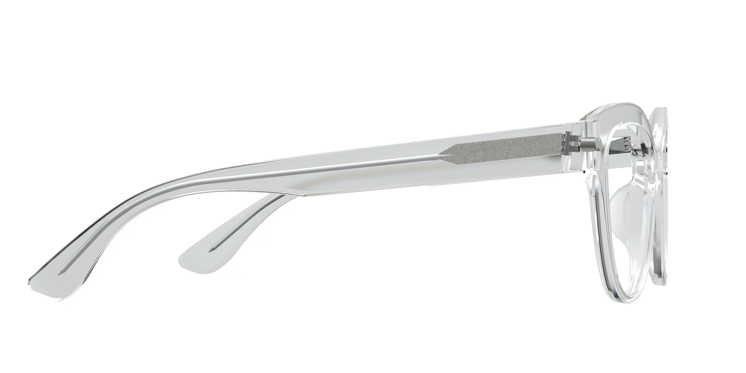 The Quinn - Crystal Clear sold by Pair Eyewear product image thumbnail 3