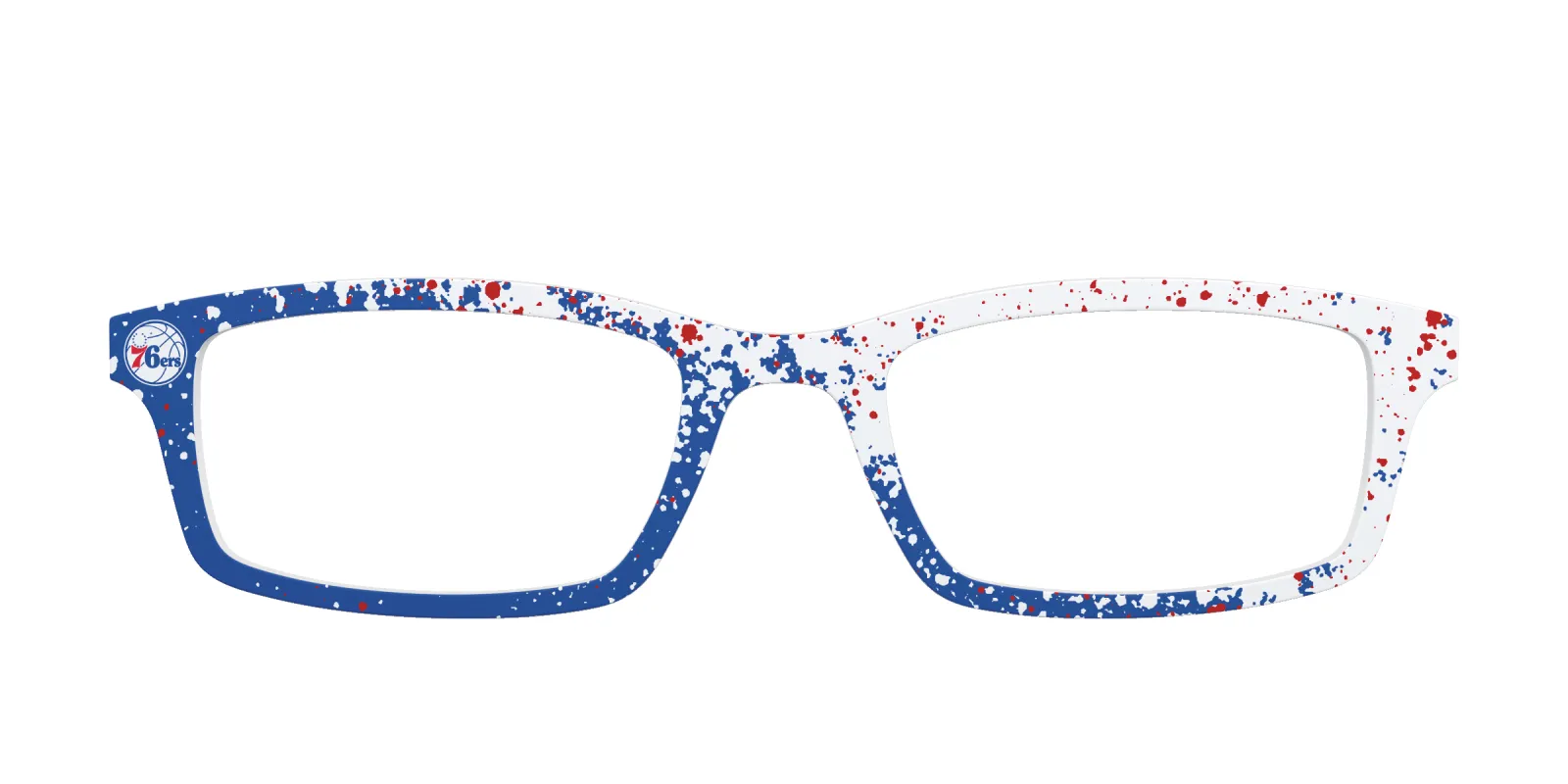 The 76ers Splatter made by Pair Eyewear