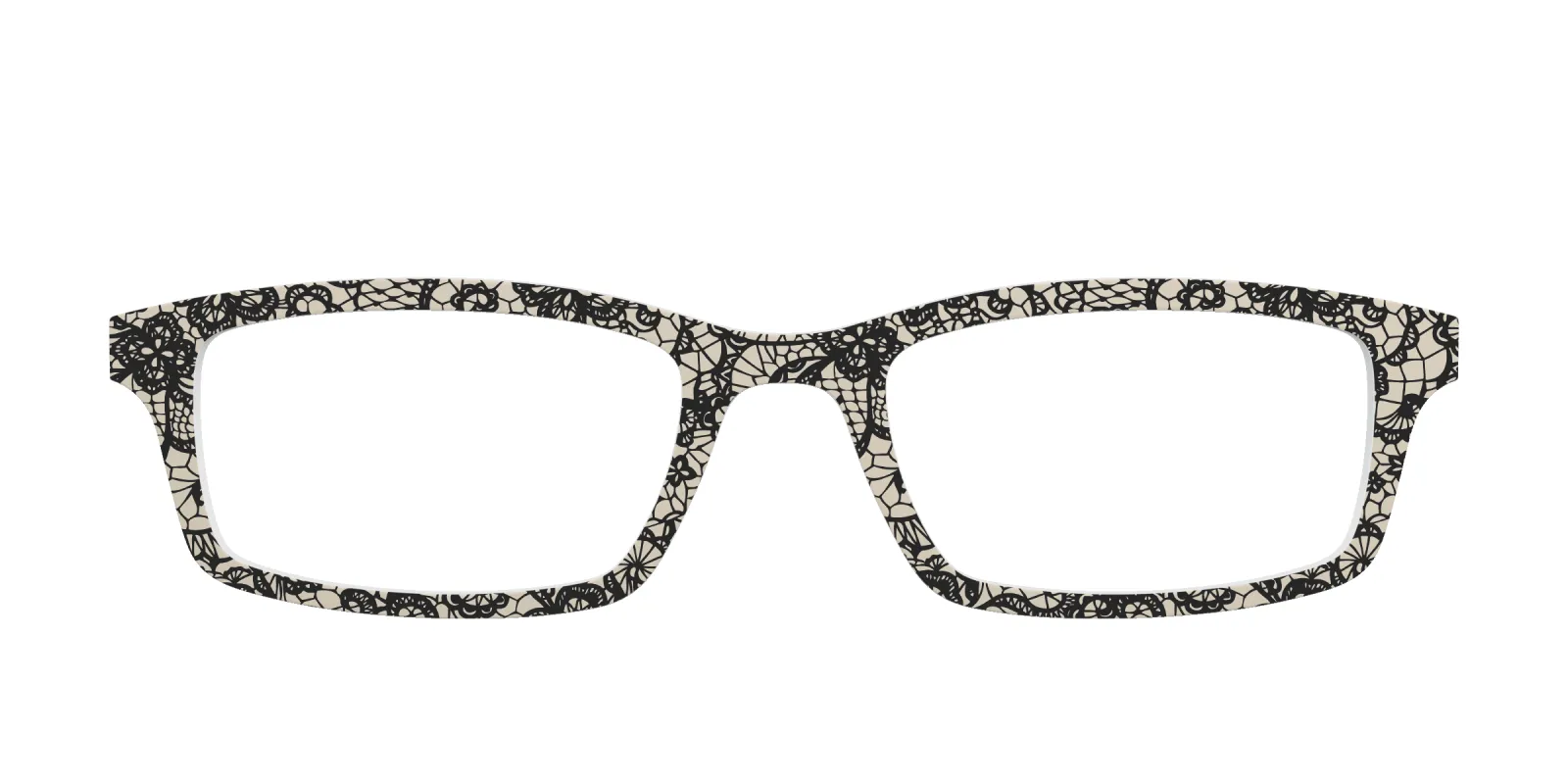 The Black Classic Lace made by Pair Eyewear