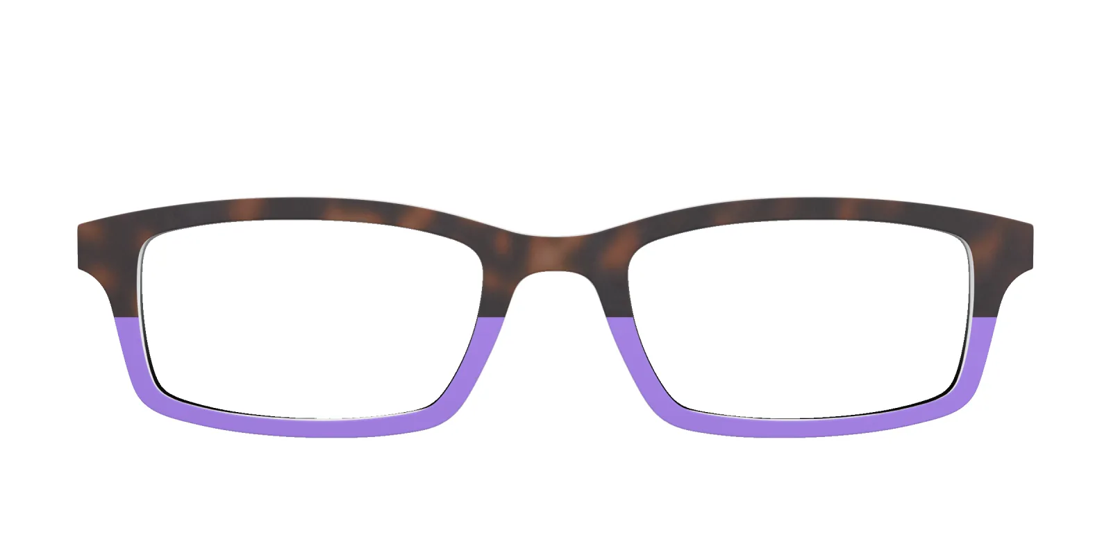 The Polarized Purple Tortoise Sun Top made by Pair Eyewear