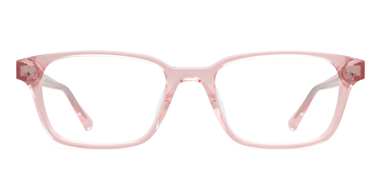 The Finley - Pink Clear made by Pair Eyewear