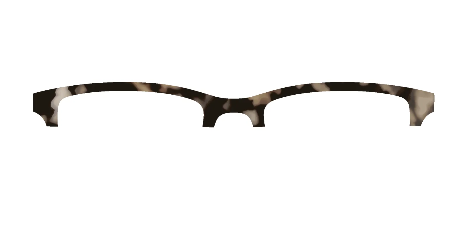 The Denim Tortoise Crystal Split made by Pair Eyewear