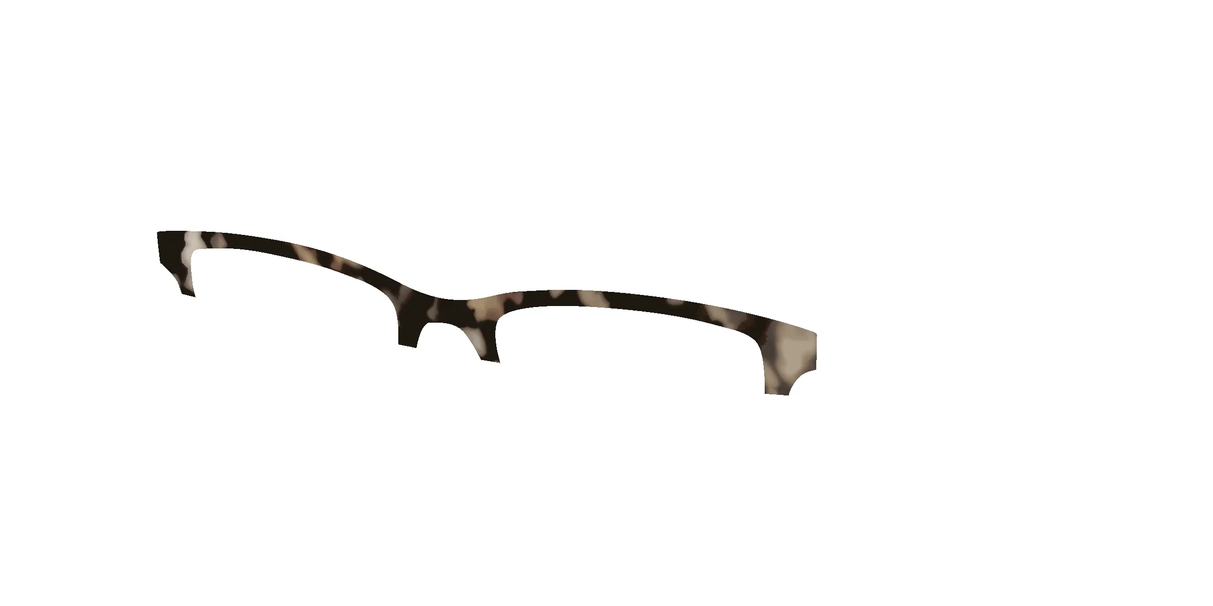 The Denim Tortoise Crystal Split sold by Pair Eyewear product image thumbnail 2